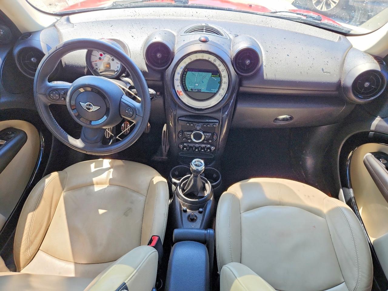 2014 Mini Cooper S Countryman Коричневый vin: WMWZC3C50EWP51558