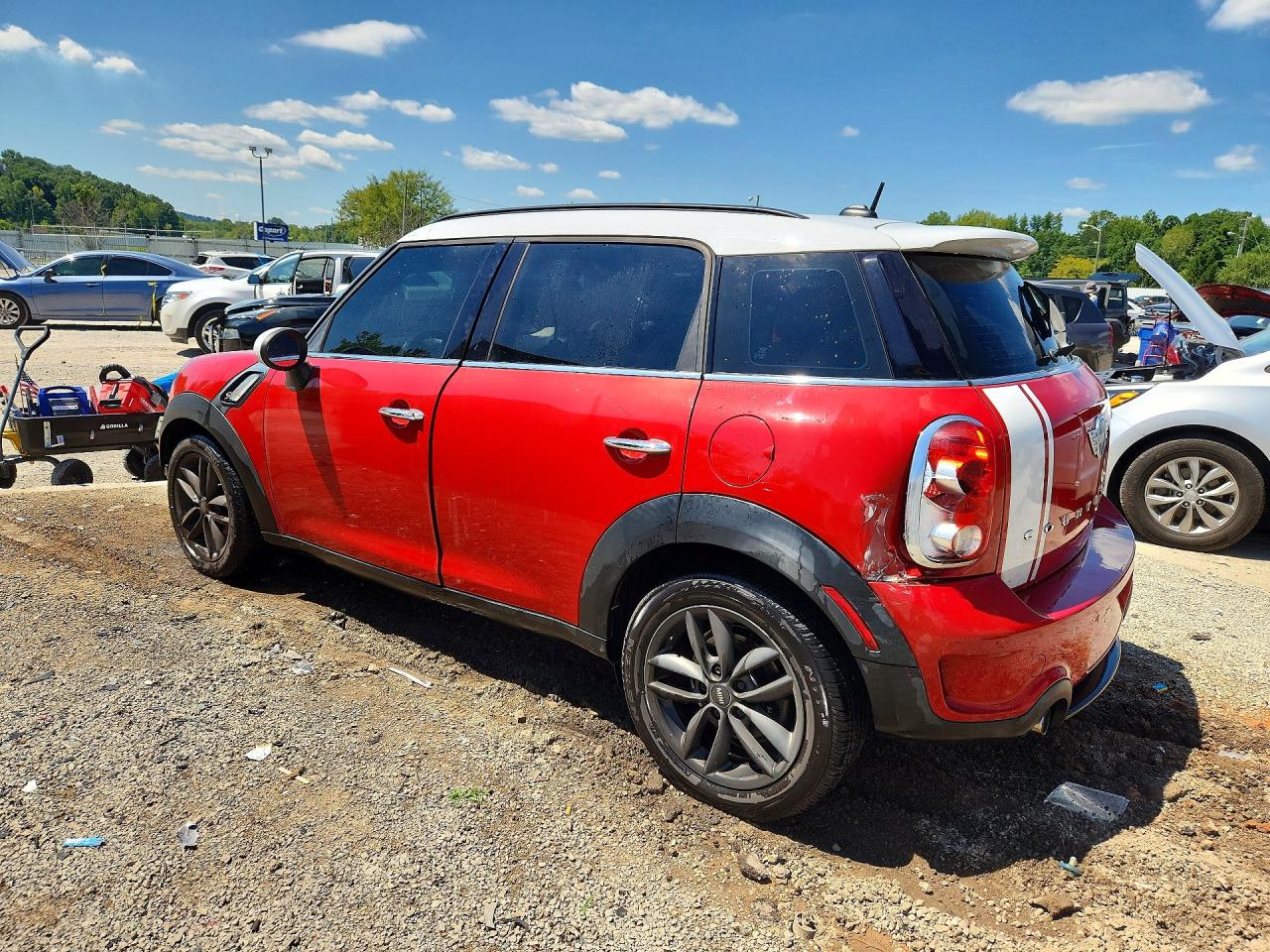 2014 Mini Cooper S Countryman Коричневый vin: WMWZC3C50EWP51558