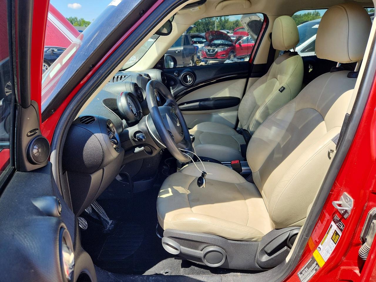 2014 Mini Cooper S Countryman Коричневый vin: WMWZC3C50EWP51558