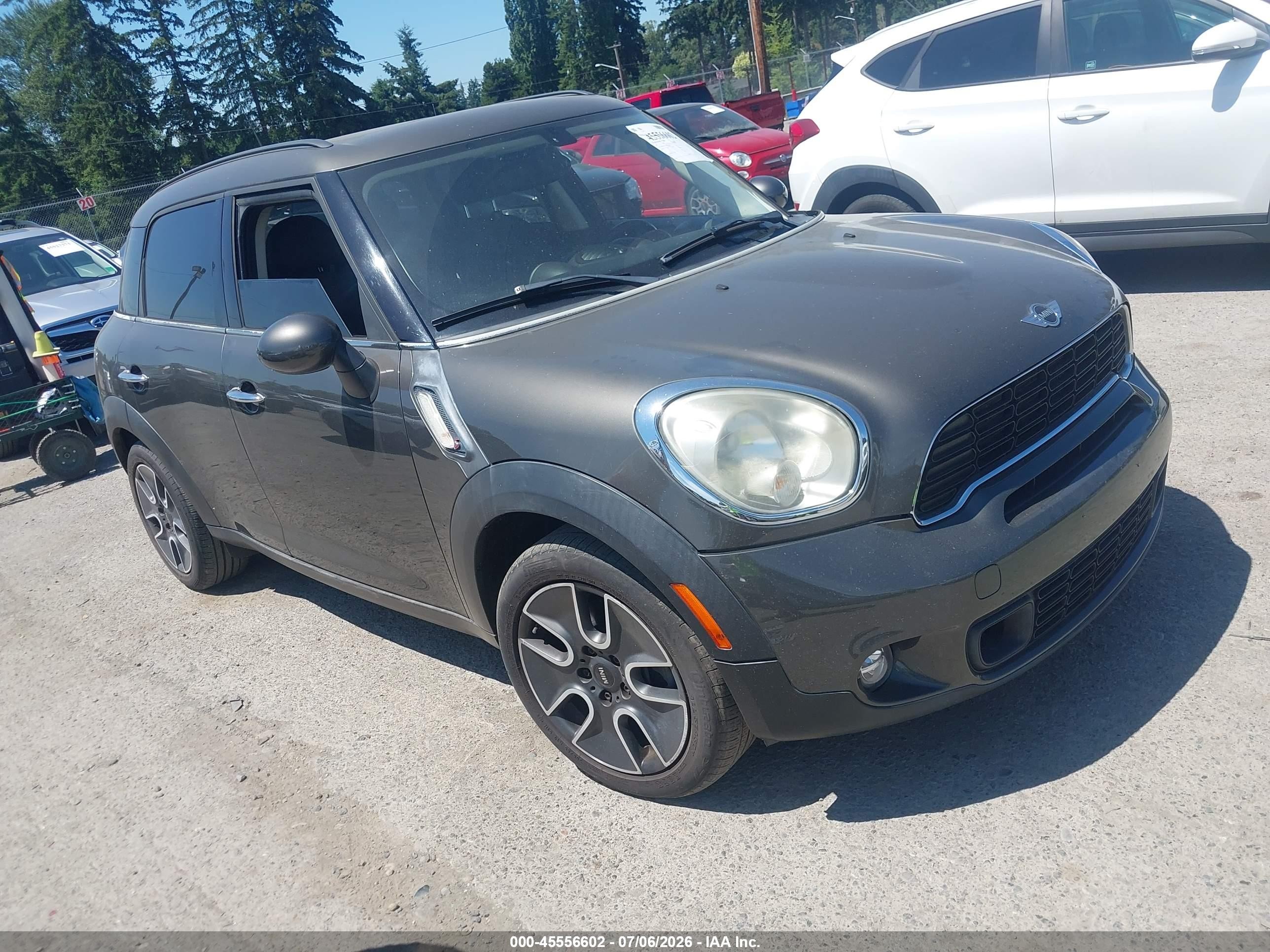 2011 Mini Cooper S Countryman   Gray vin: WMWZC3C51BWL78297