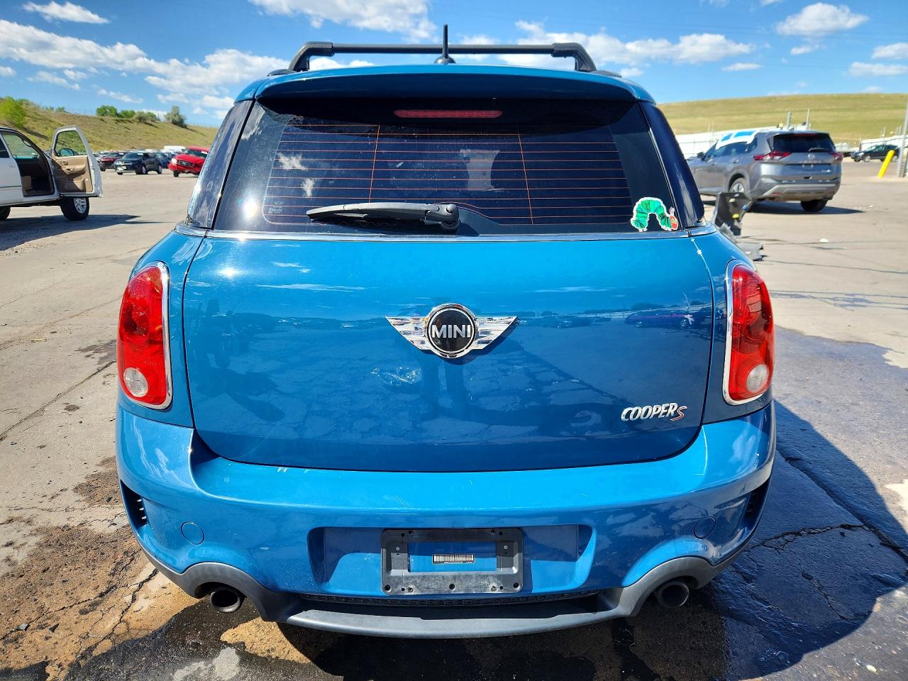 2012 Mini Cooper S Countryman Blue vin: WMWZC3C51CWL84098
