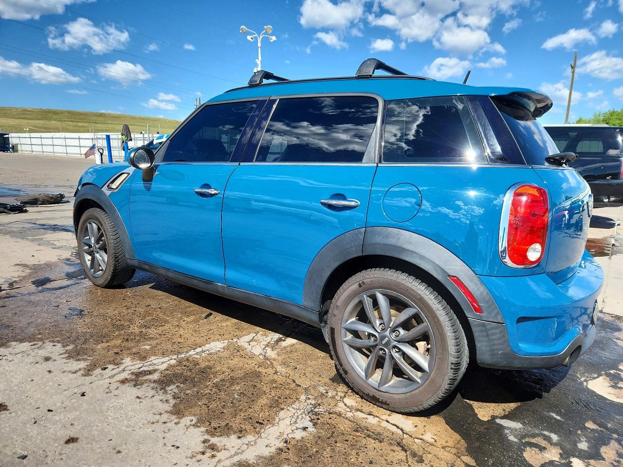 2012 Mini Cooper S Countryman Blue vin: WMWZC3C51CWL84098