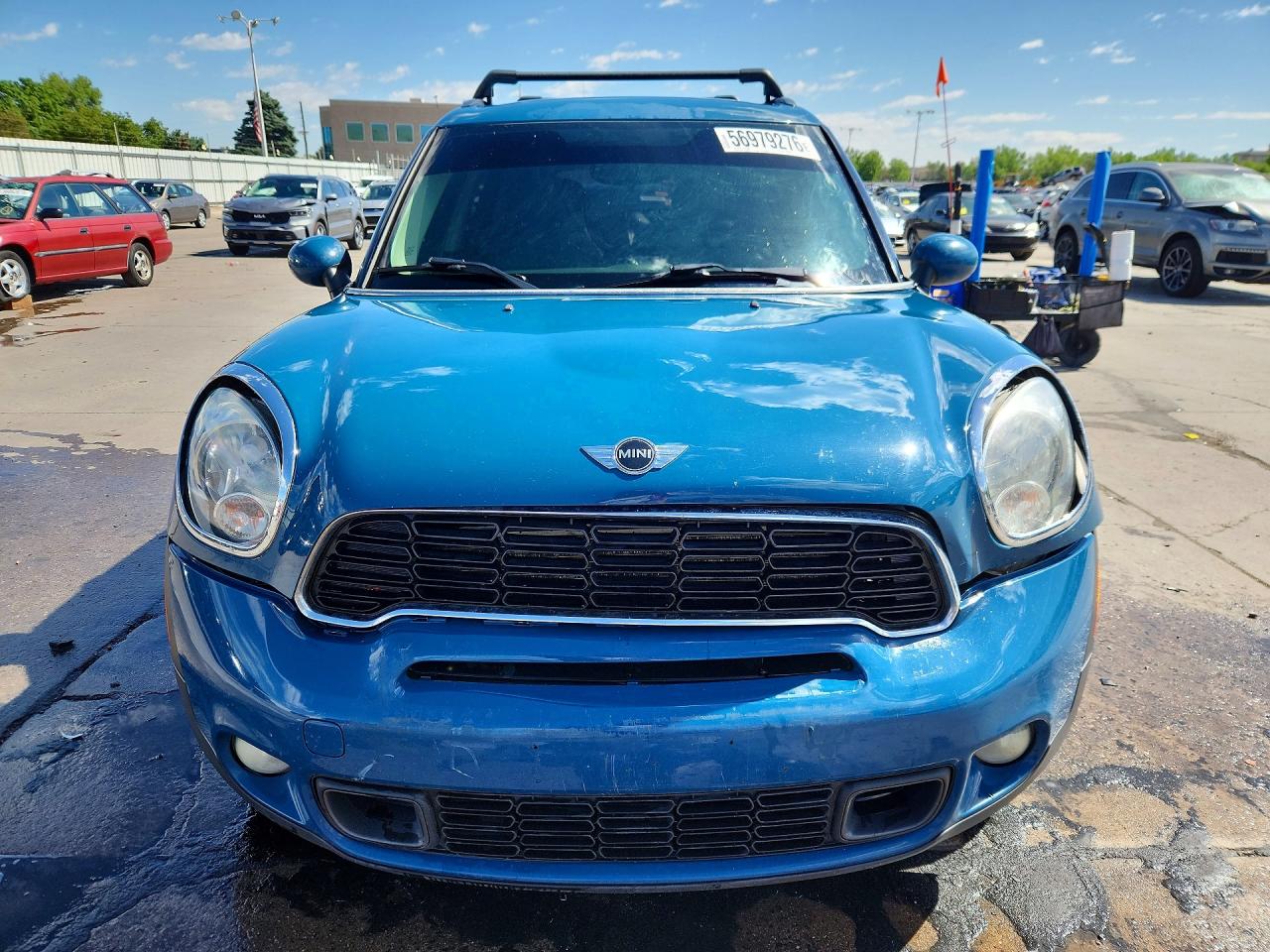 2012 Mini Cooper S Countryman Blue vin: WMWZC3C51CWL84098