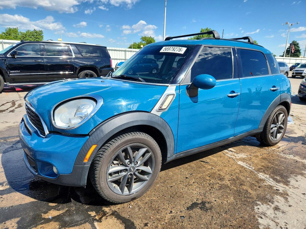 2012 Mini Cooper S Countryman Blue vin: WMWZC3C51CWL84098