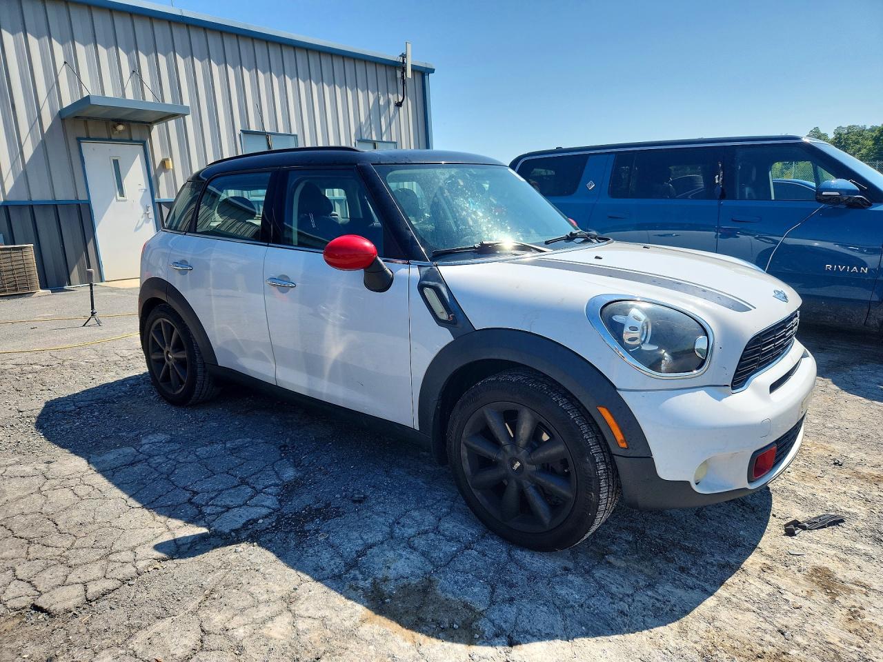 2012 Mini Cooper S Countryman White vin: WMWZC3C51CWL86952