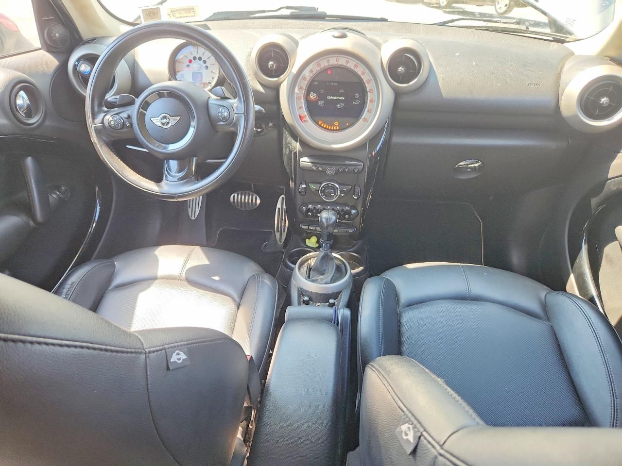 2012 Mini Cooper S Countryman White vin: WMWZC3C51CWL86952