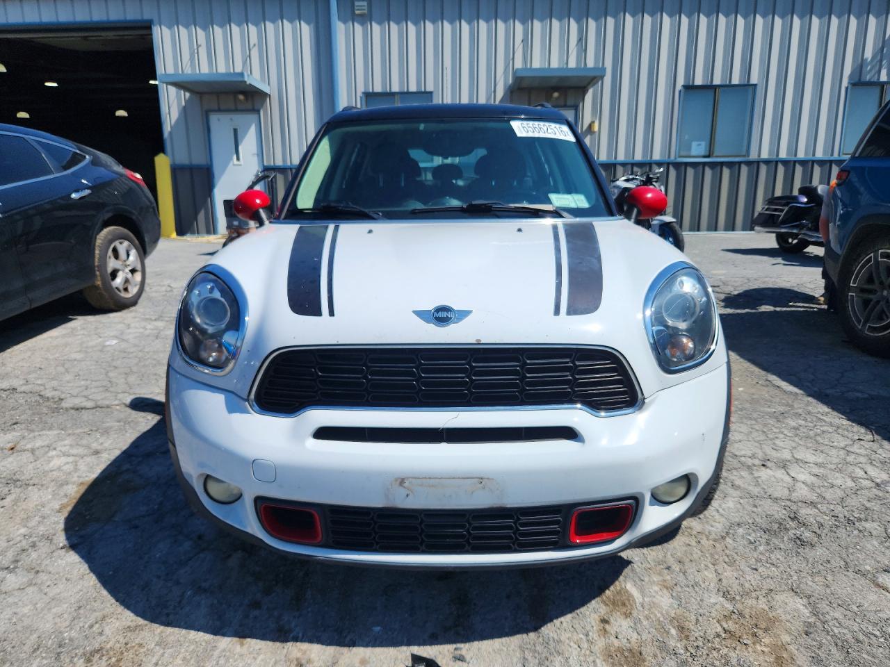 2012 Mini Cooper S Countryman White vin: WMWZC3C51CWL86952