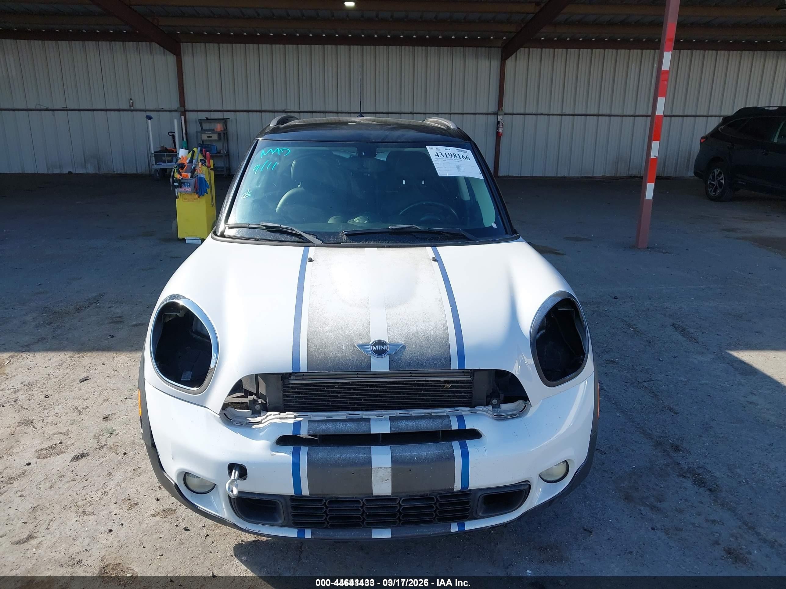 2013 Mini Countryman Cooper S Белый vin: WMWZC3C51DWP20494