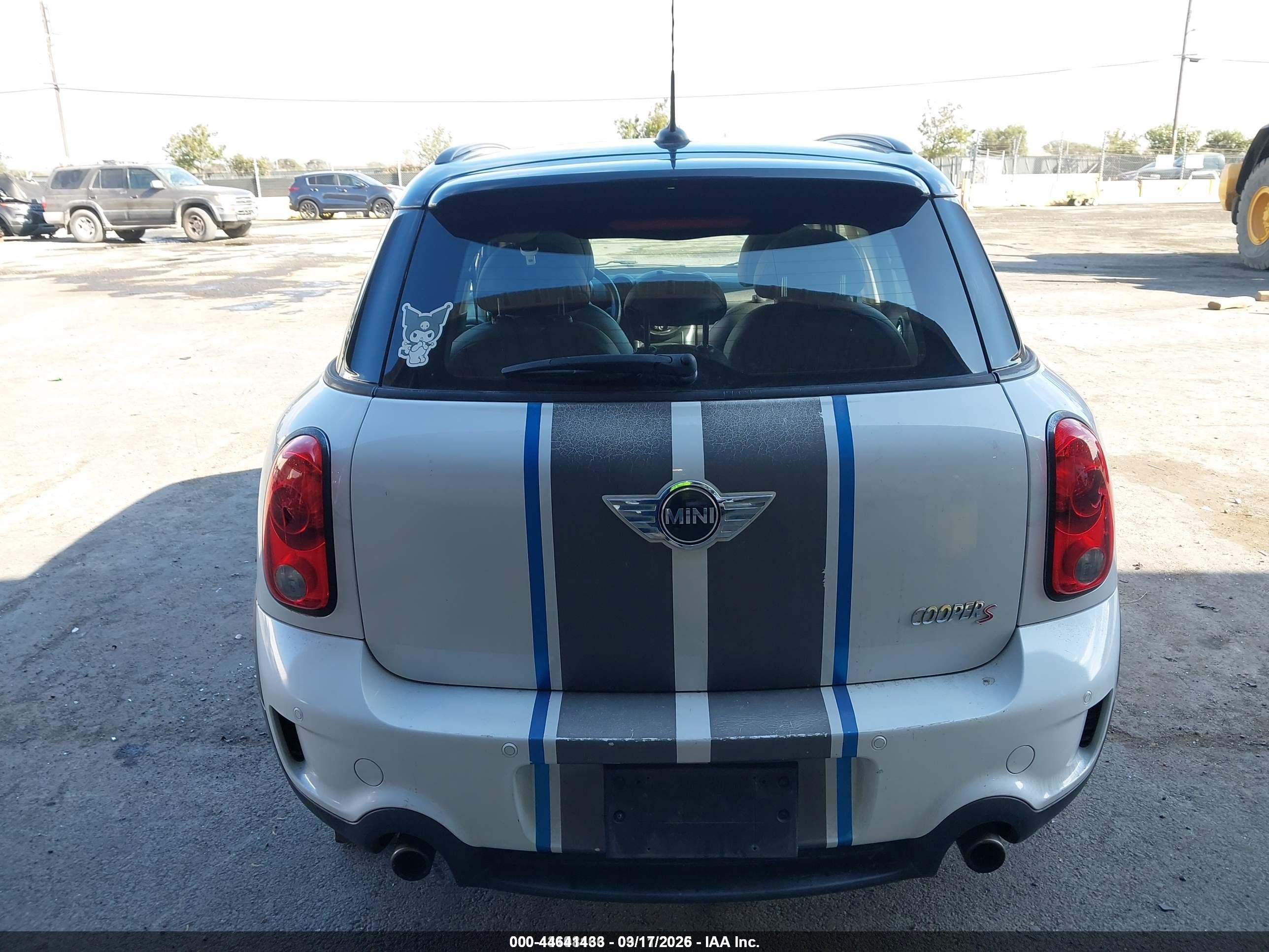 2013 Mini Countryman Cooper S Белый vin: WMWZC3C51DWP20494