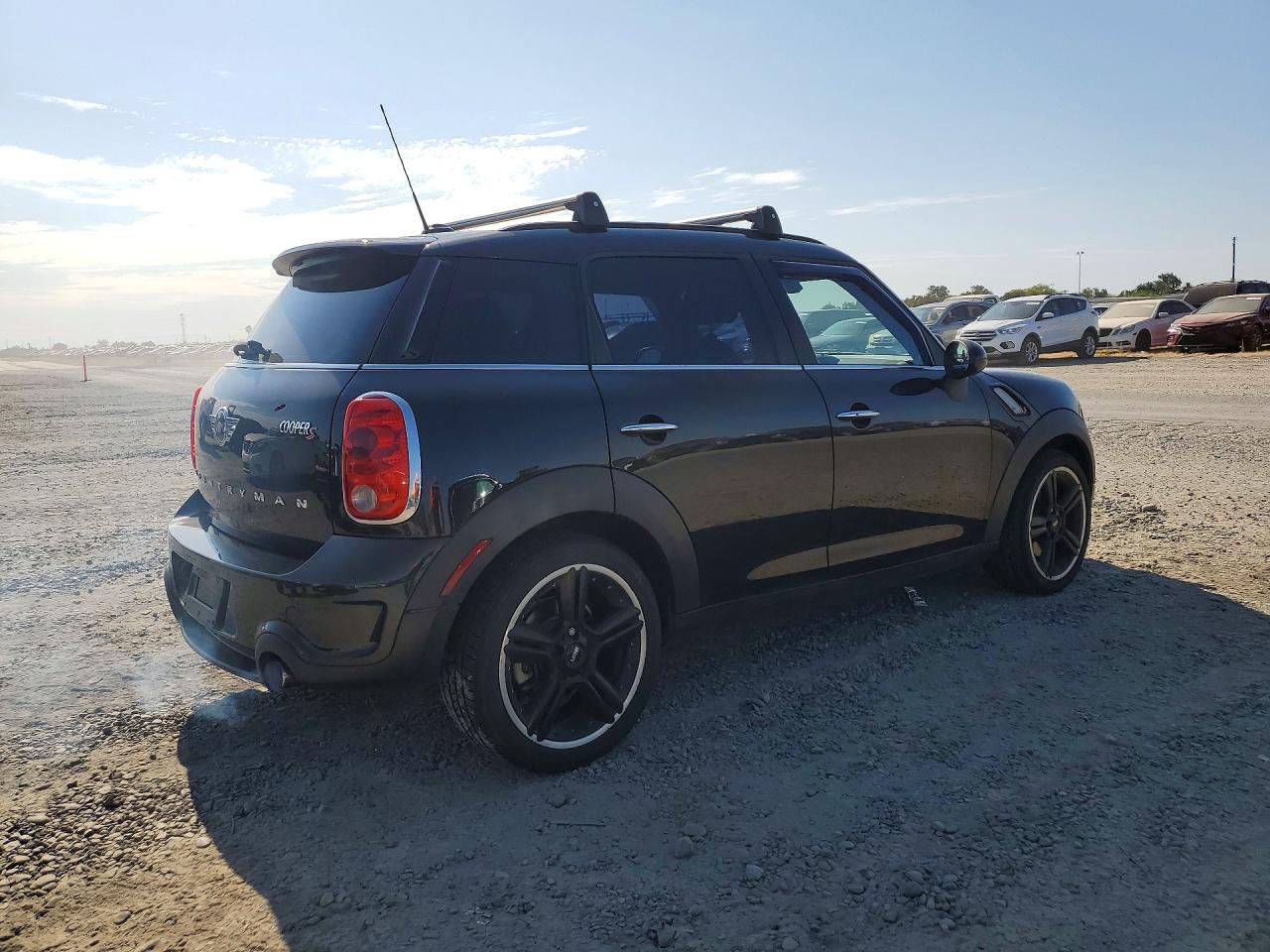2013 Mini Cooper S Countryman Black vin: WMWZC3C51DWP23573