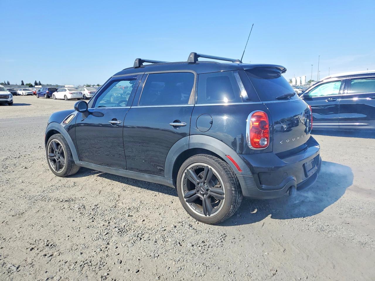 2013 Mini Cooper S Countryman Black vin: WMWZC3C51DWP23573