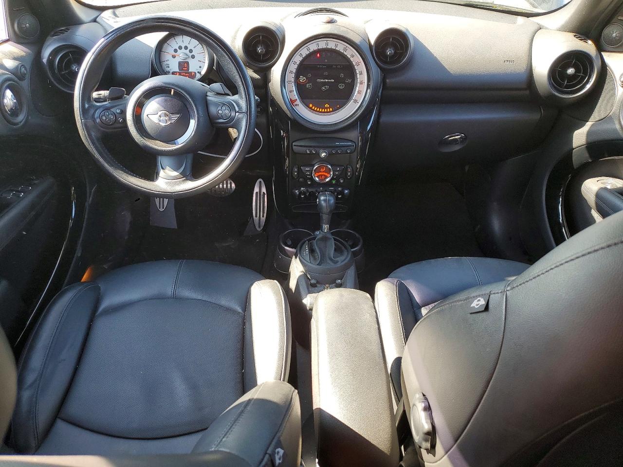 2013 Mini Cooper S Countryman Black vin: WMWZC3C51DWP23573