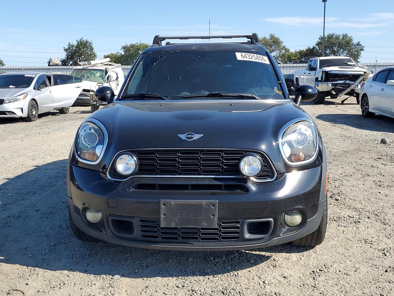 2013 Mini Cooper S Countryman Black vin: WMWZC3C51DWP23573