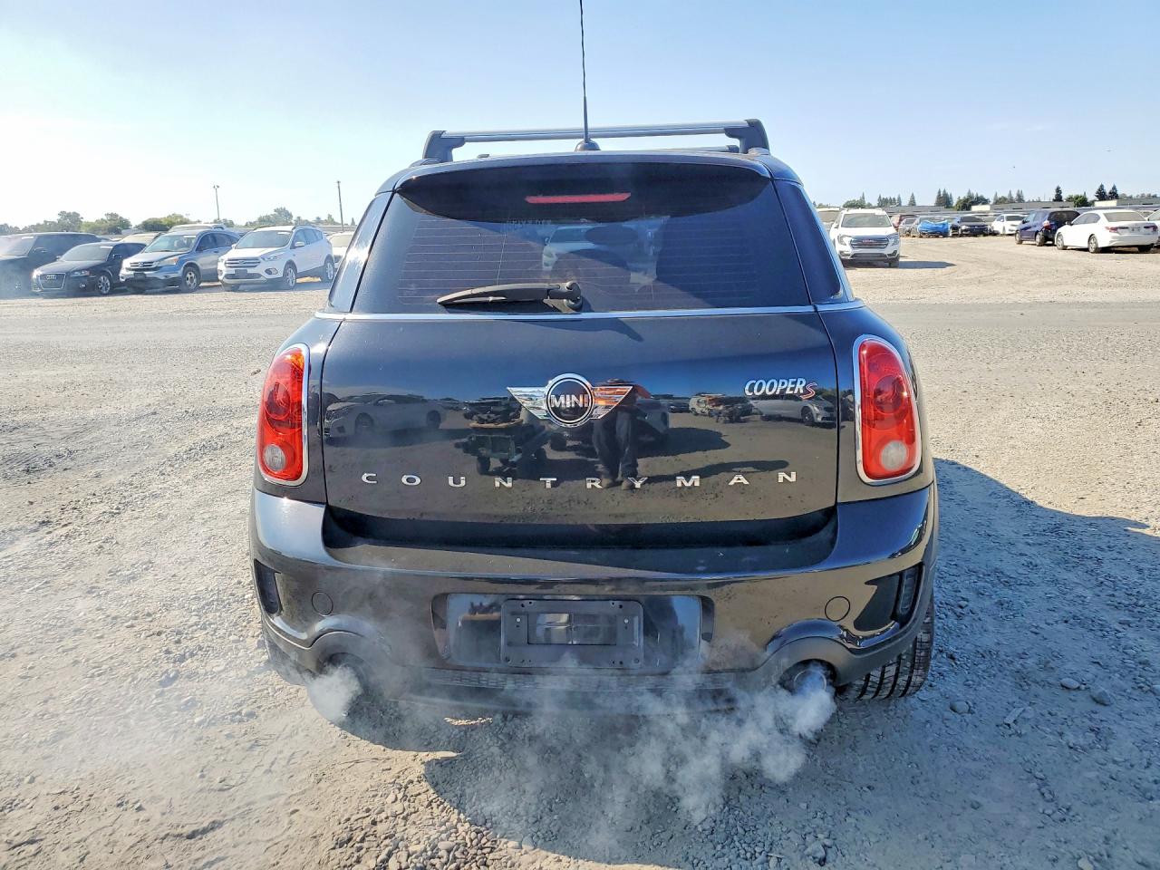 2013 Mini Cooper S Countryman Black vin: WMWZC3C51DWP23573