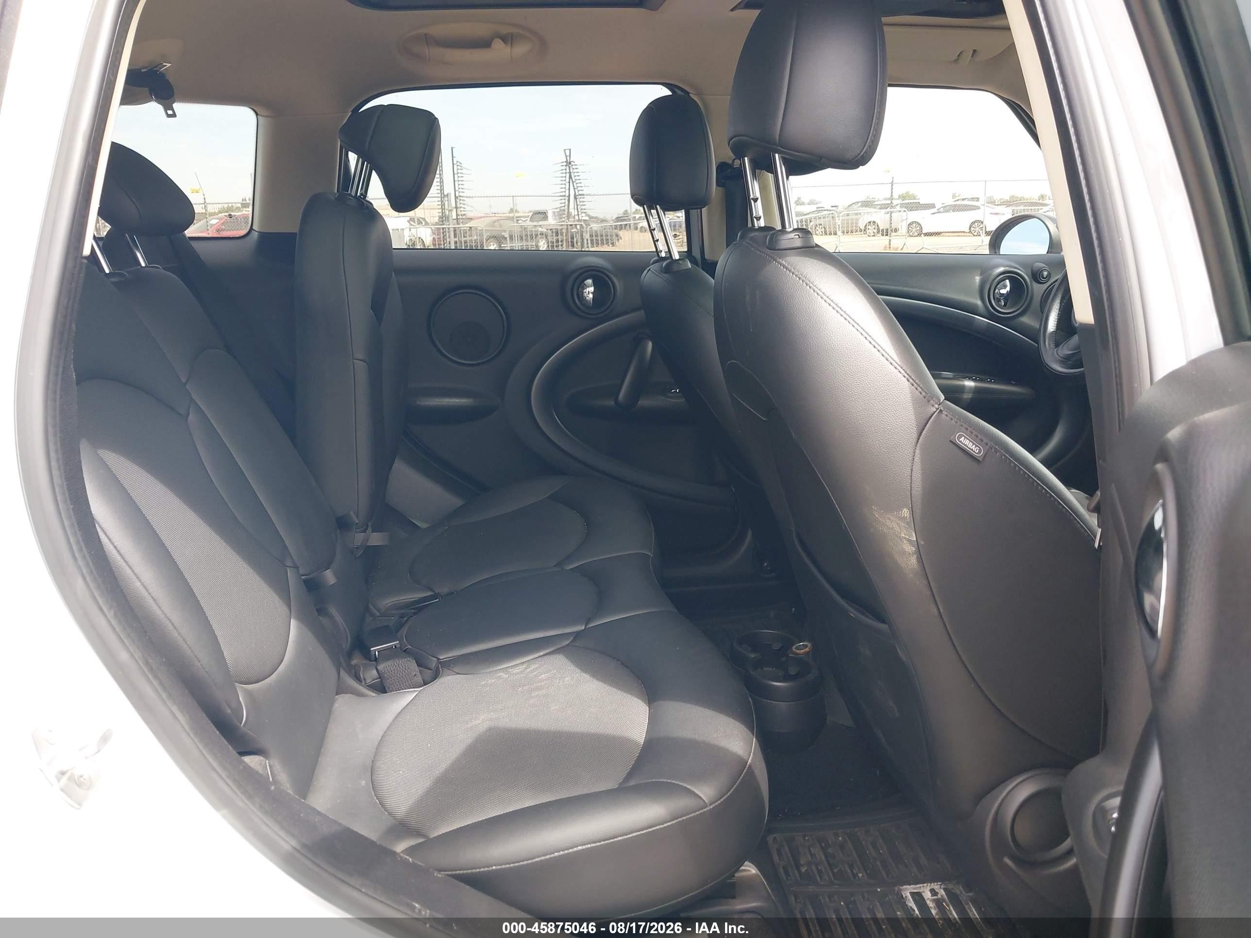 2014 Mini Countryman Cooper S White vin: WMWZC3C51EWP25857