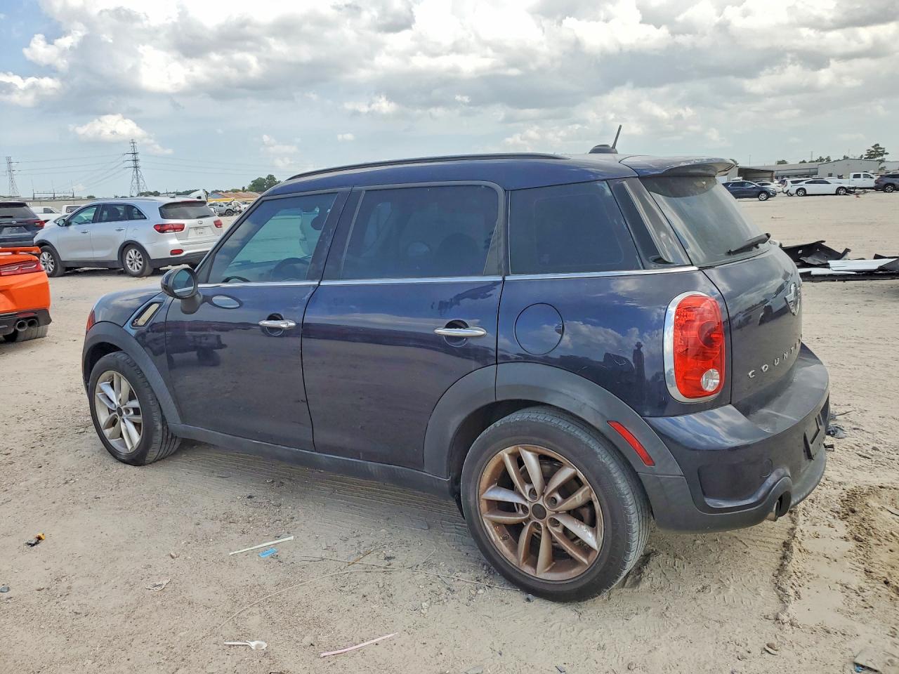 2014 Mini Cooper S Countryman Blue vin: WMWZC3C51EWP29973