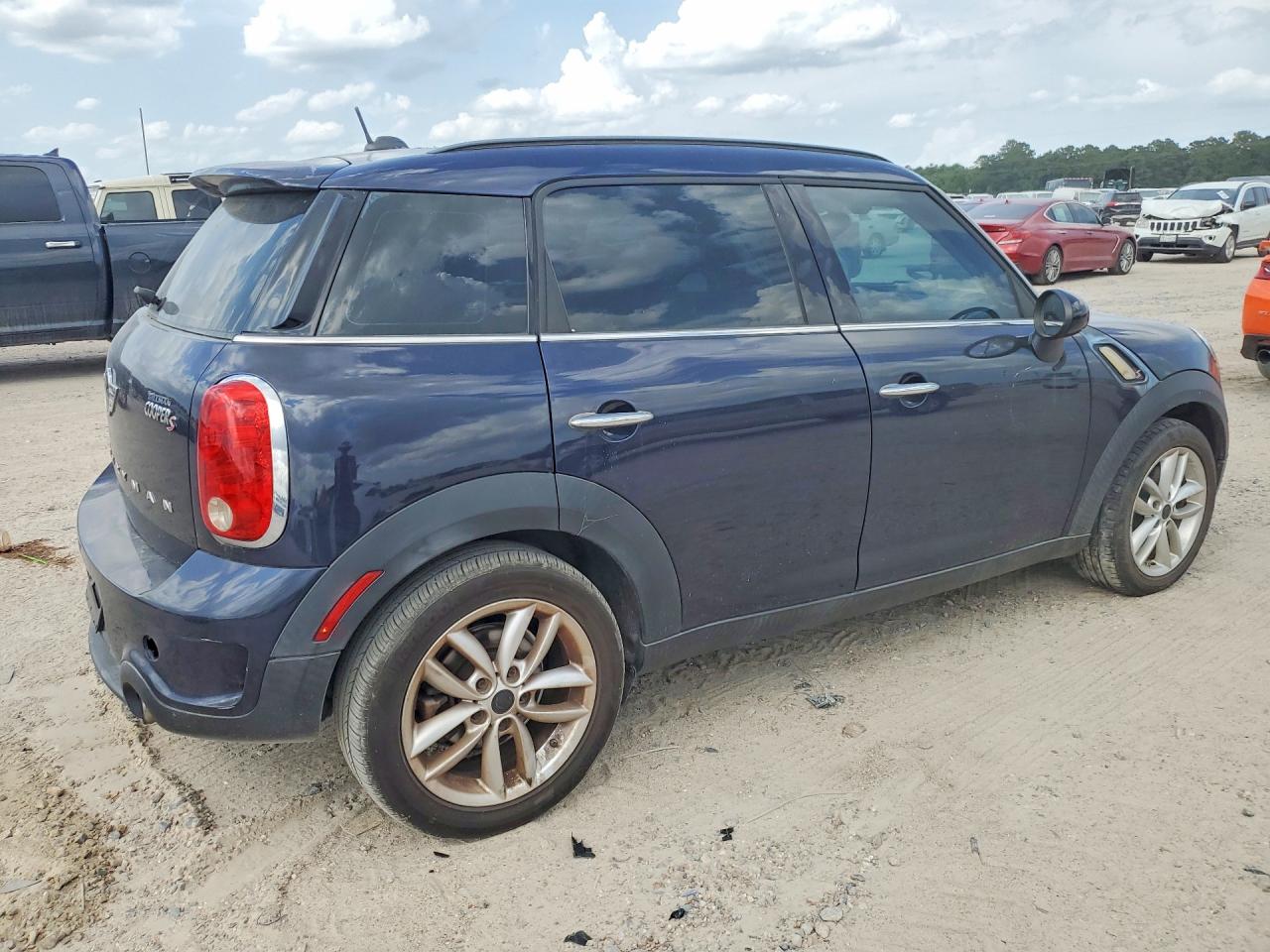 2014 Mini Cooper S Countryman Blue vin: WMWZC3C51EWP29973