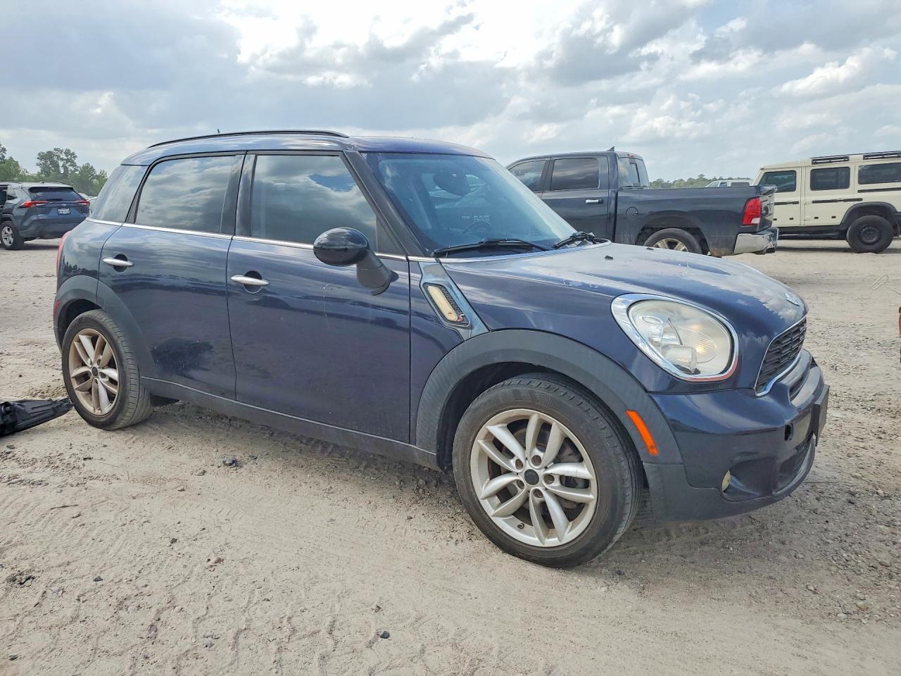 2014 Mini Cooper S Countryman Blue vin: WMWZC3C51EWP29973
