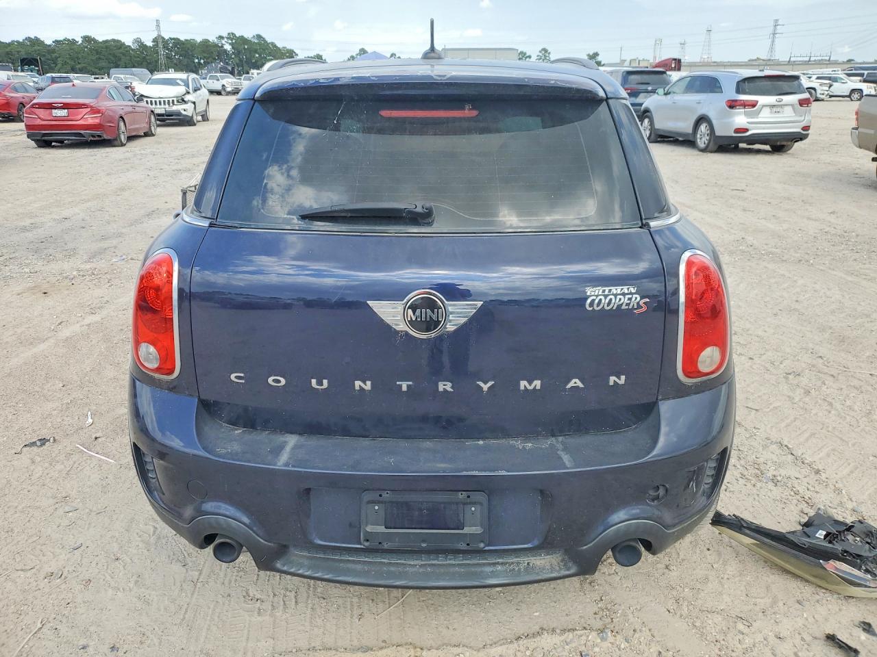 2014 Mini Cooper S Countryman Blue vin: WMWZC3C51EWP29973