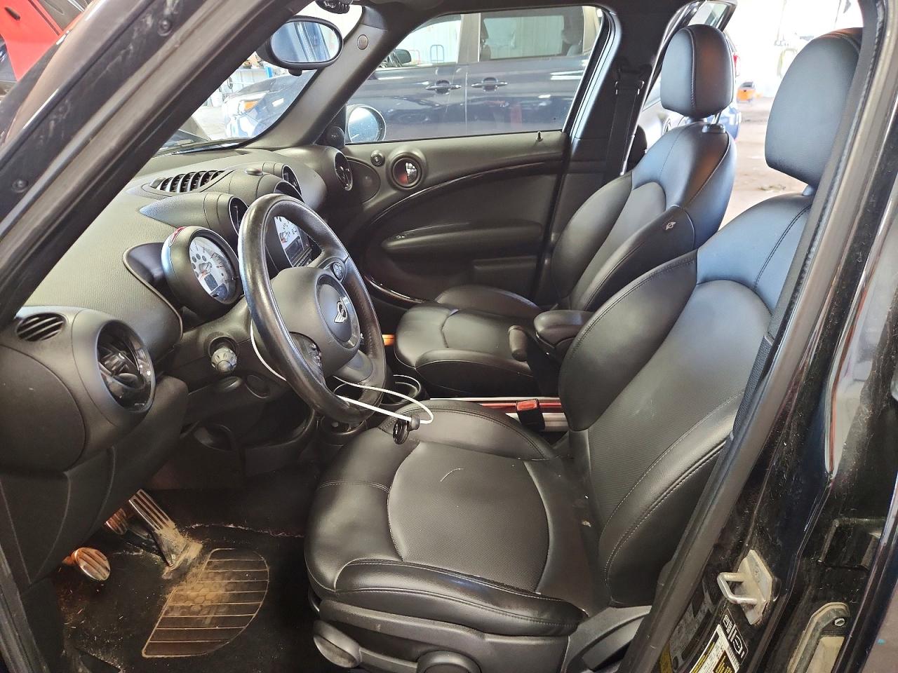 2014 Mini Cooper S Countryman Black vin: WMWZC3C51EWP51665