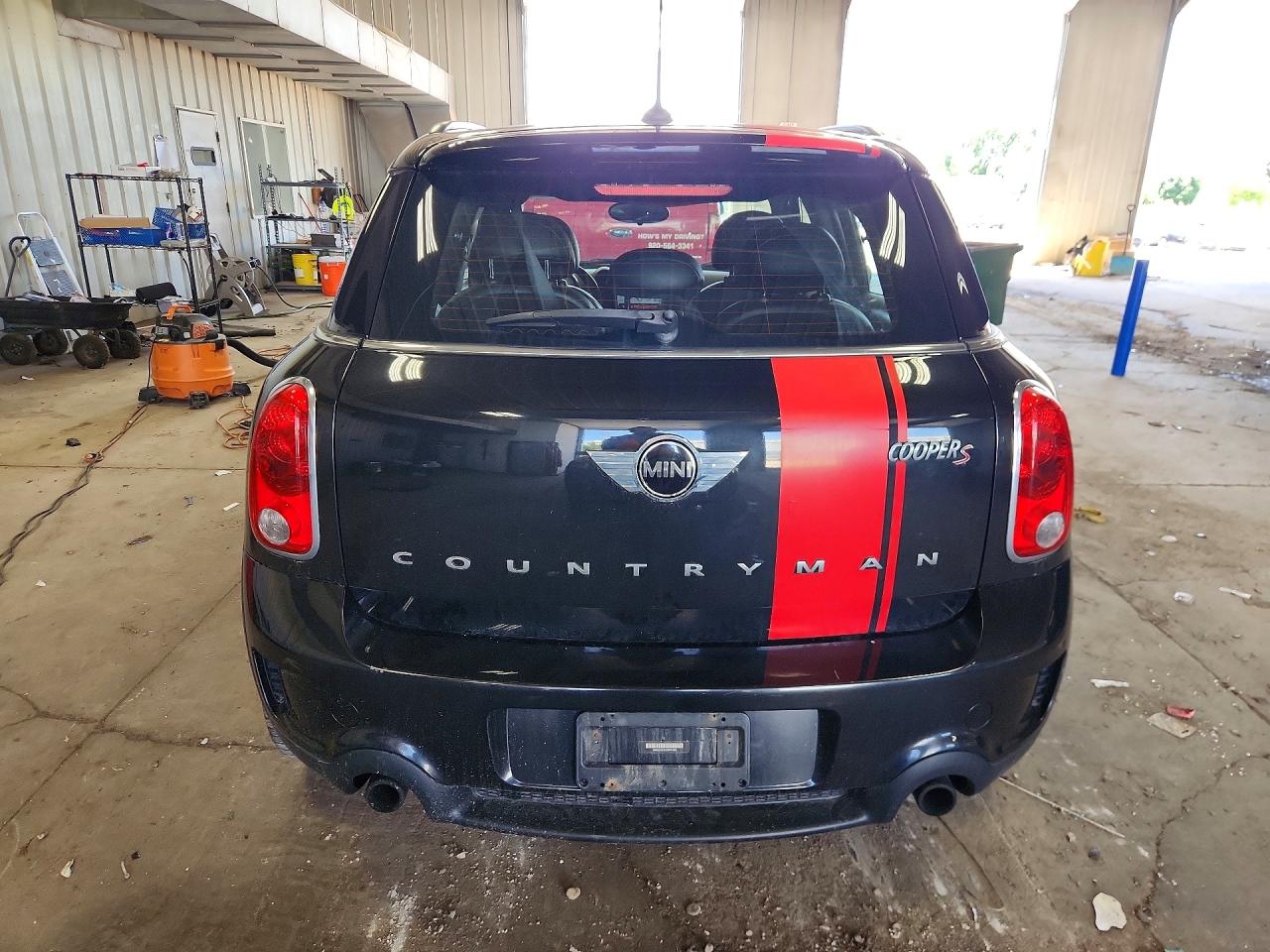 2014 Mini Cooper S Countryman Black vin: WMWZC3C51EWP51665