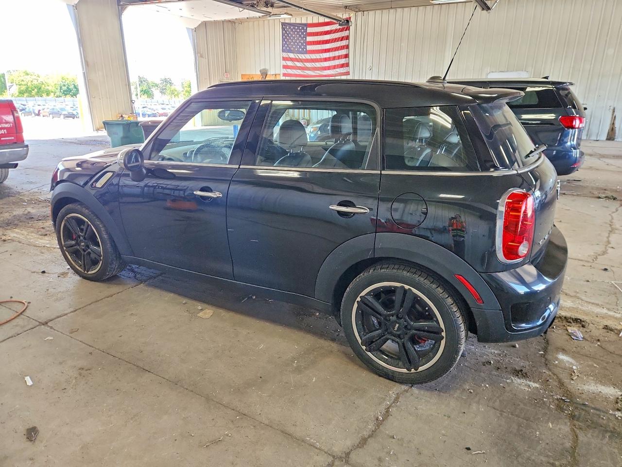 2014 Mini Cooper S Countryman Black vin: WMWZC3C51EWP51665