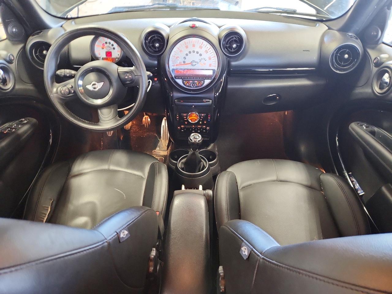2014 Mini Cooper S Countryman Black vin: WMWZC3C51EWP51665