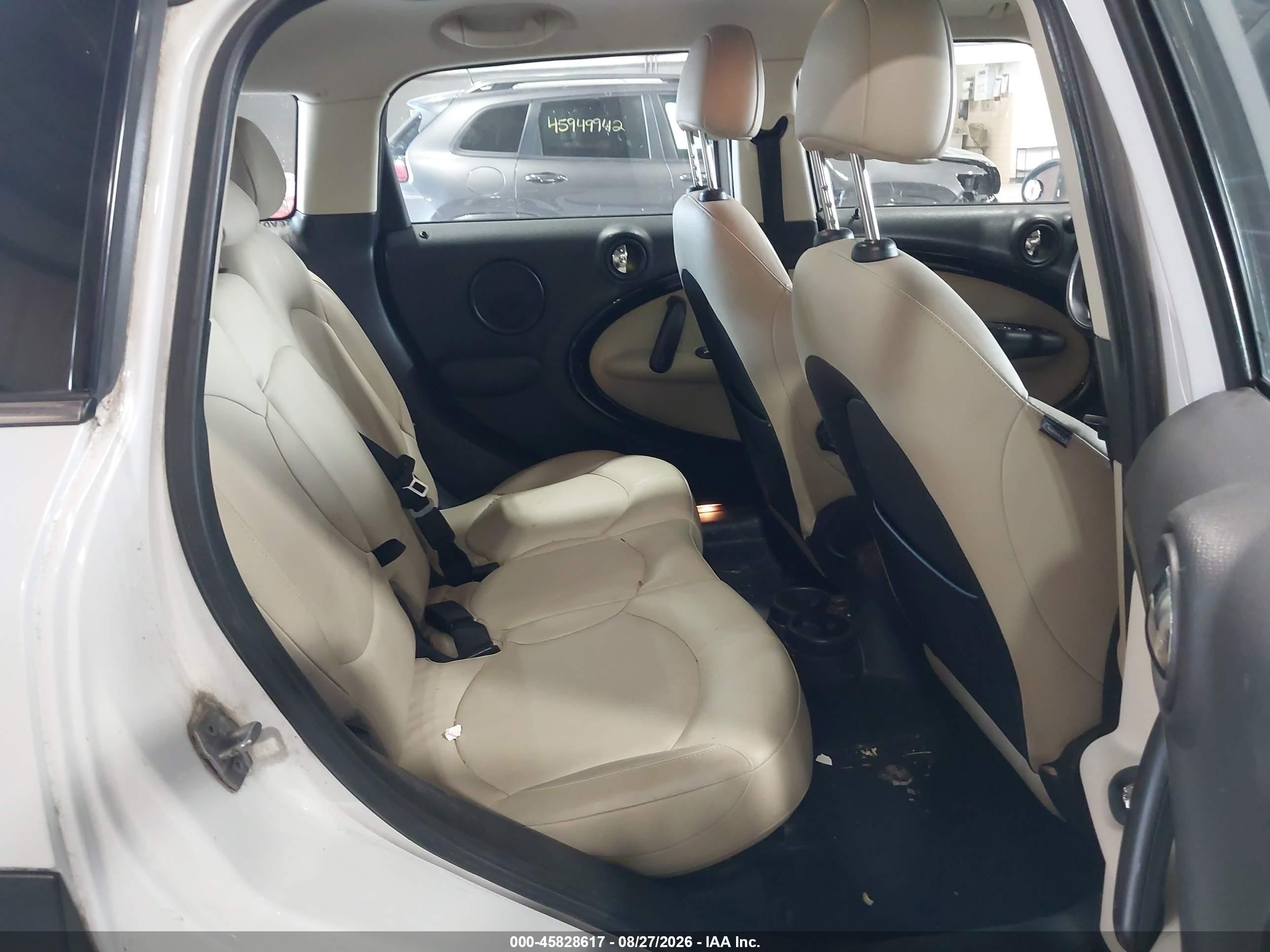 2014 Mini Countryman Cooper S Белый vin: WMWZC3C51EWP52542