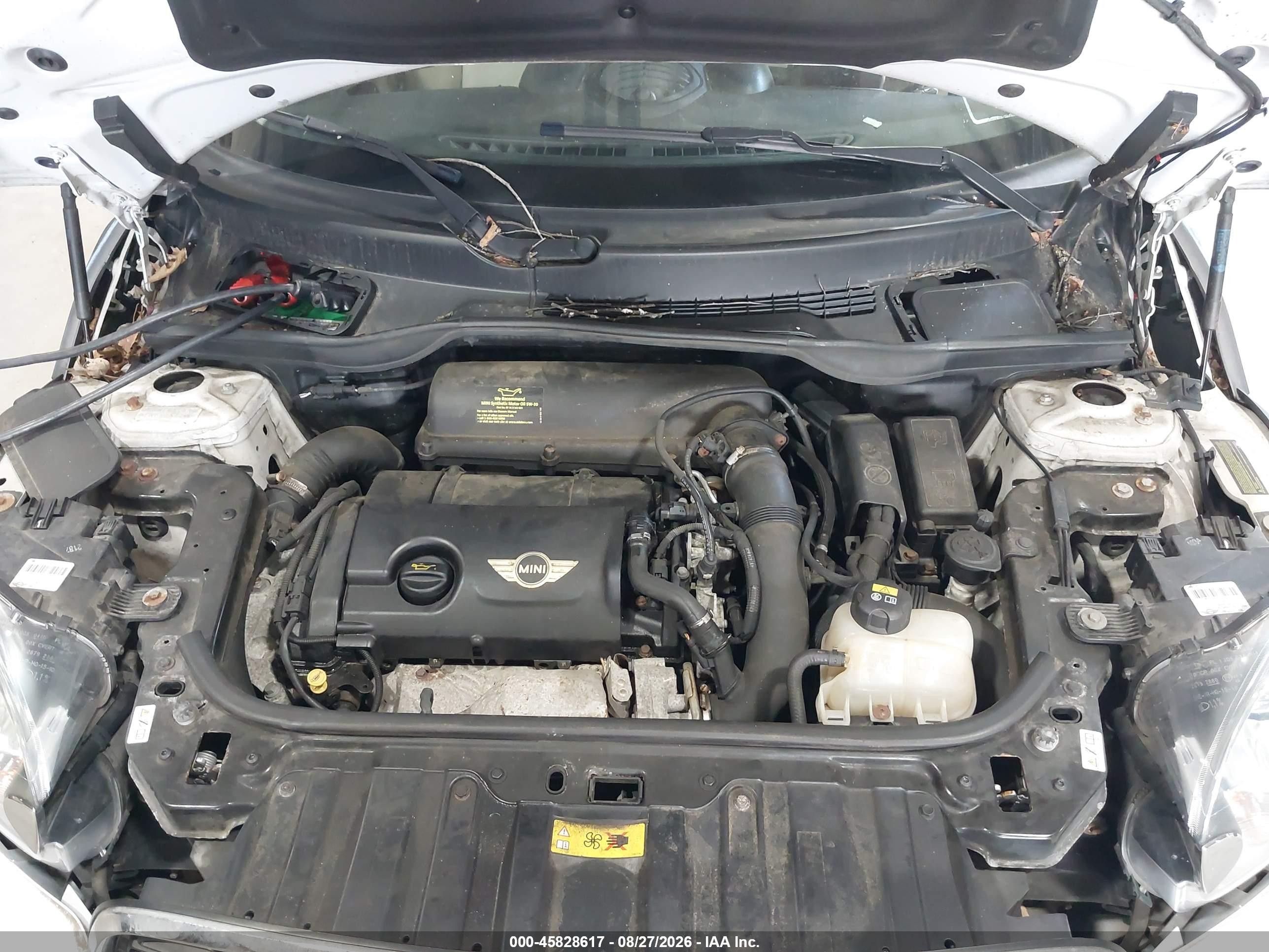 2014 Mini Countryman Cooper S Белый vin: WMWZC3C51EWP52542