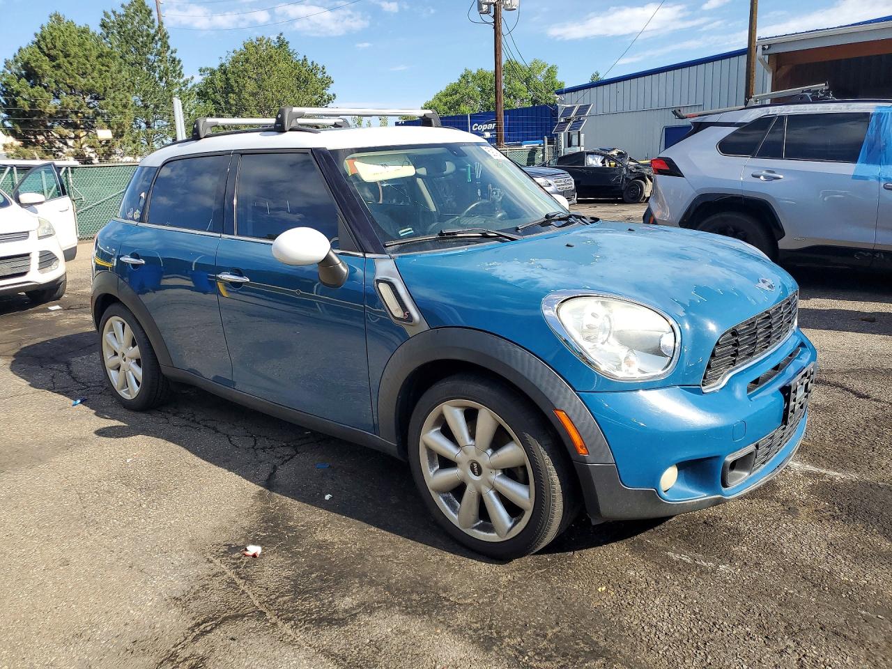 2012 Mini Cooper S Countryman Синий vin: WMWZC3C52CWM27010