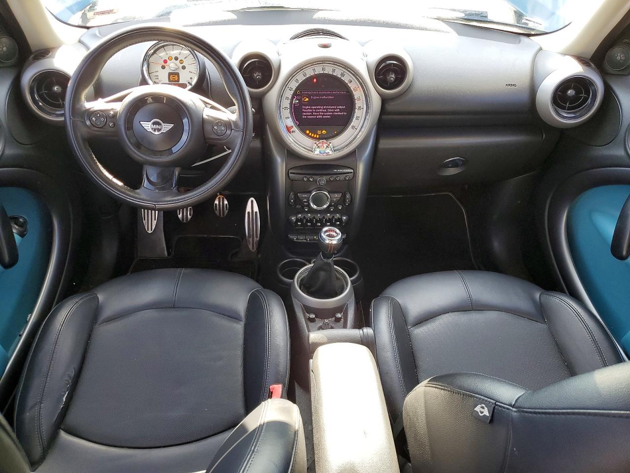2012 Mini Cooper S Countryman Синий vin: WMWZC3C52CWM27010