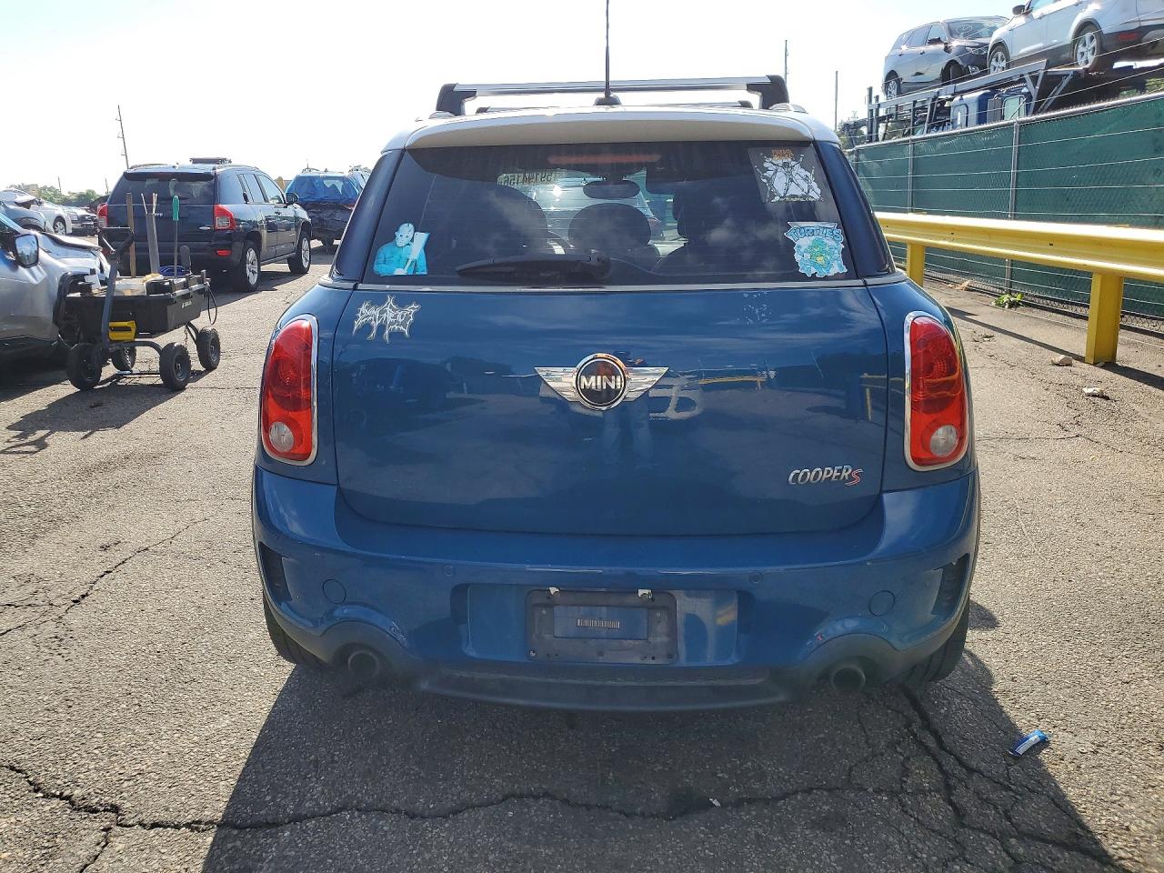 2012 Mini Cooper S Countryman Синий vin: WMWZC3C52CWM27010