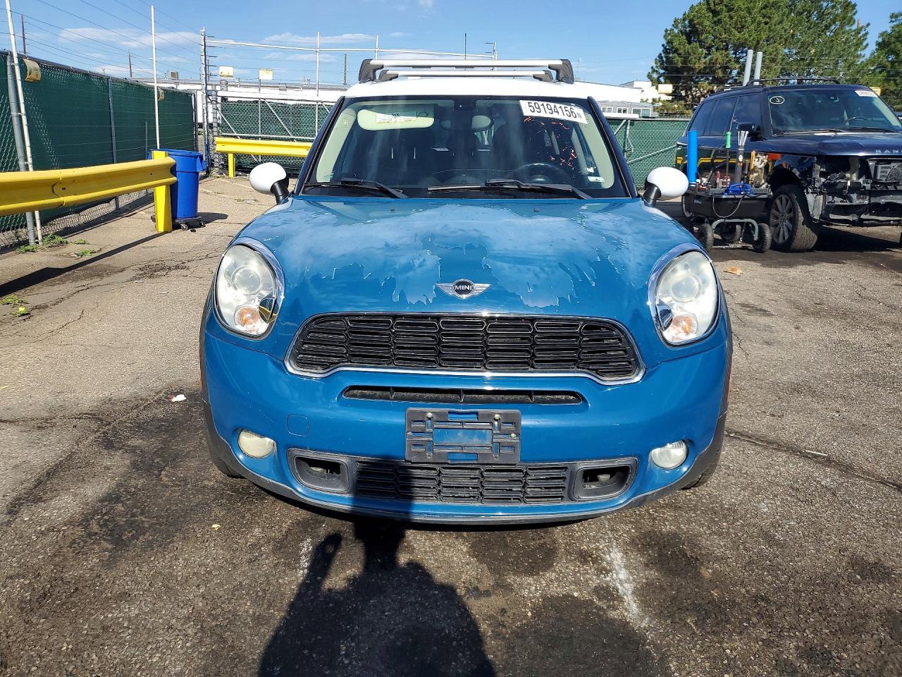 2012 Mini Cooper S Countryman Синий vin: WMWZC3C52CWM27010