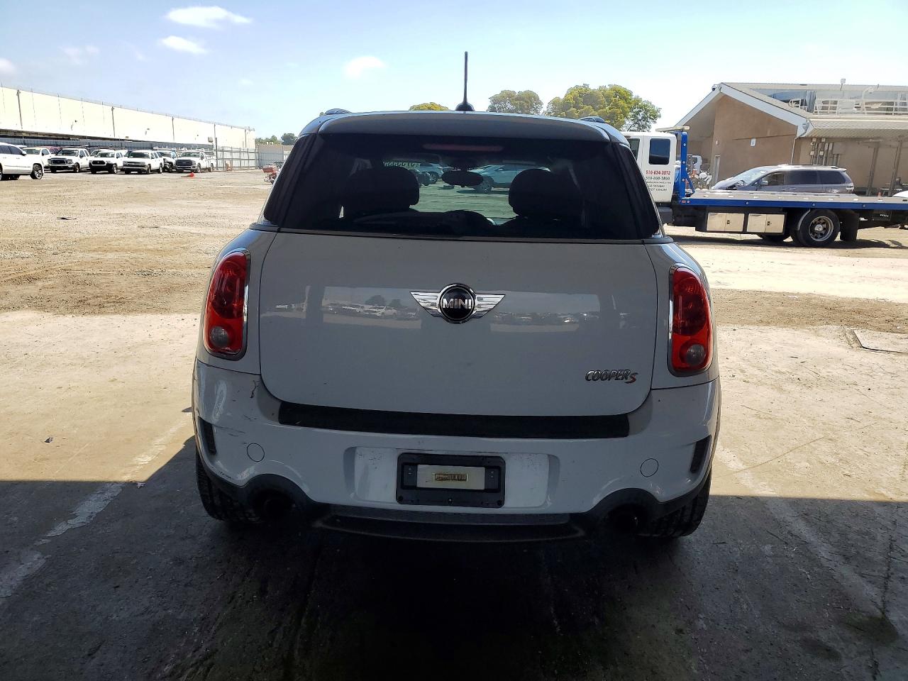 2012 Mini Cooper S Countryman Белый vin: WMWZC3C52CWM27878