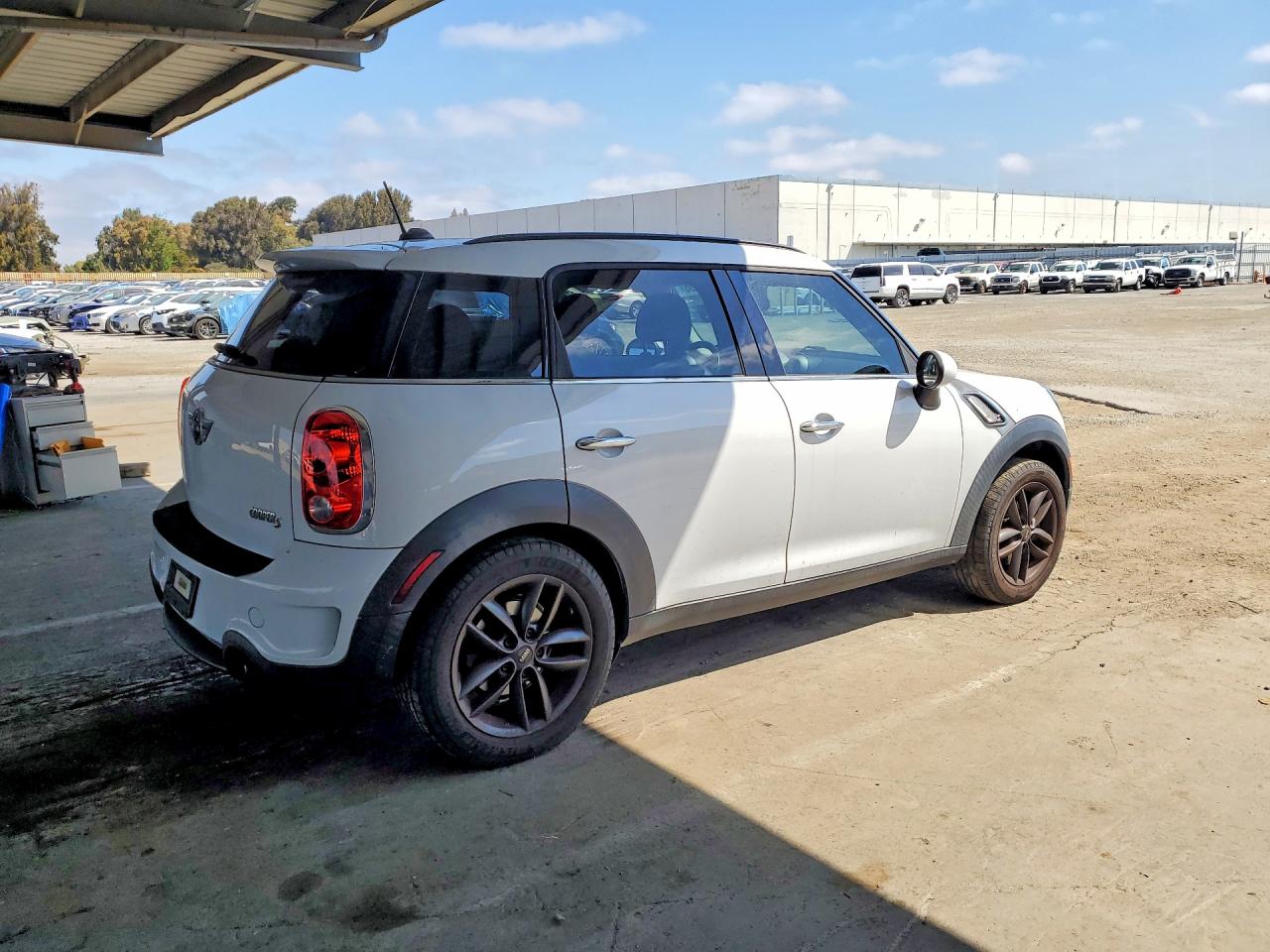 2012 Mini Cooper S Countryman Белый vin: WMWZC3C52CWM27878