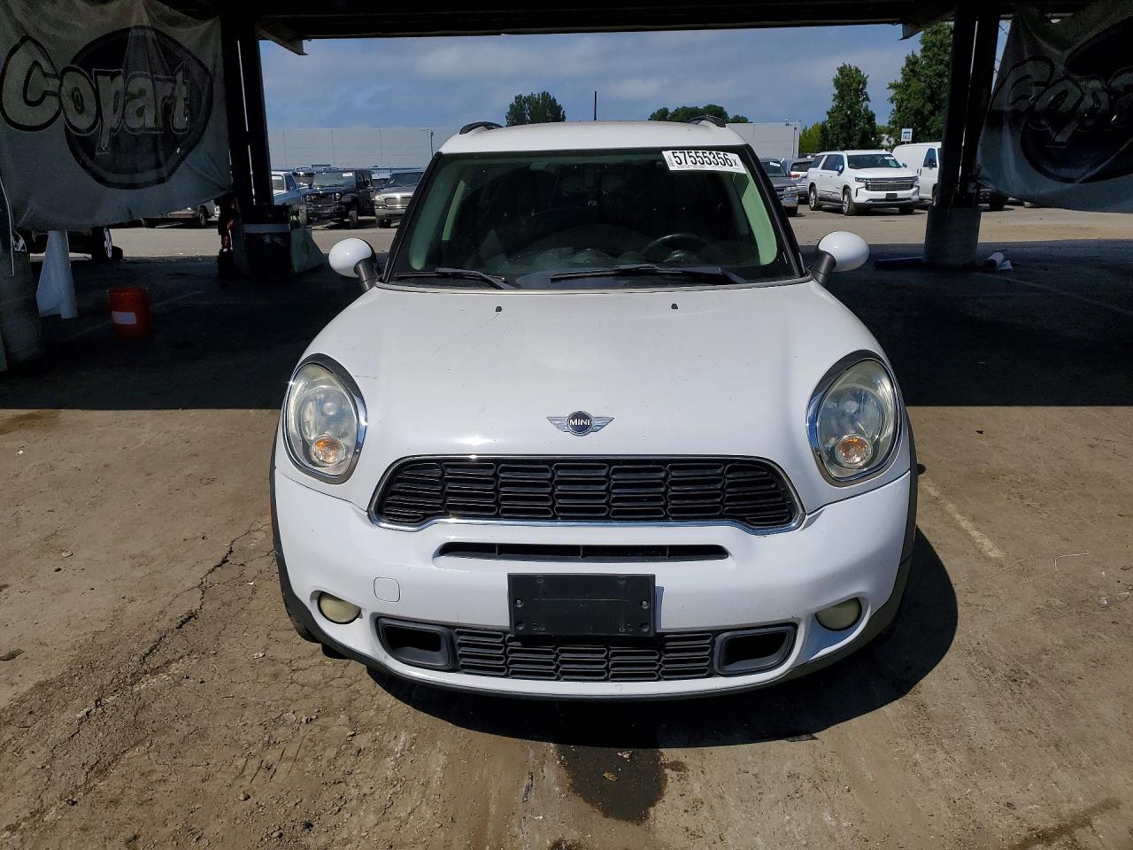 2012 Mini Cooper S Countryman Белый vin: WMWZC3C52CWM27878