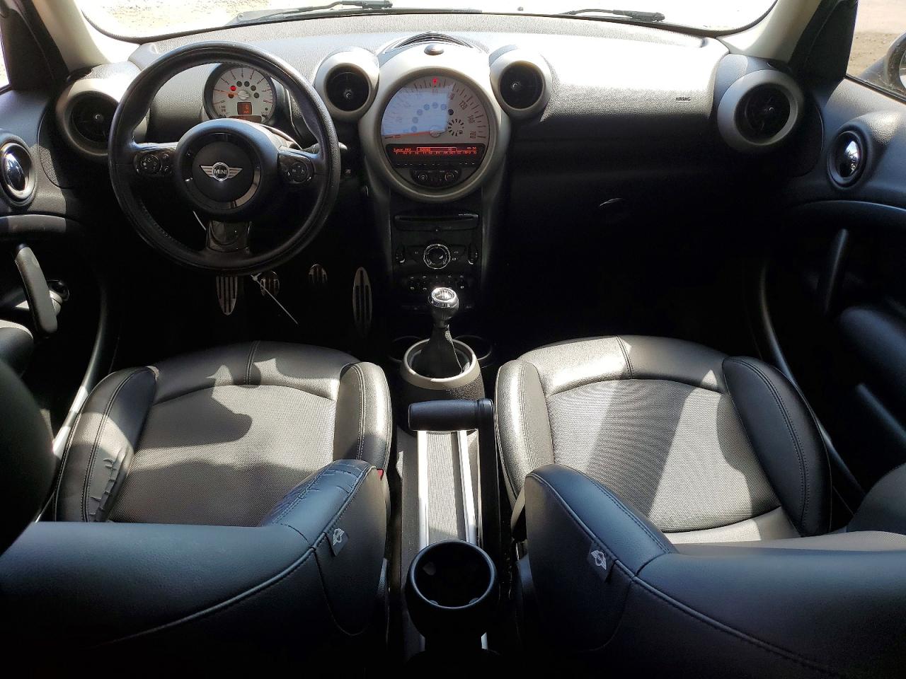 2012 Mini Cooper S Countryman Белый vin: WMWZC3C52CWM27878