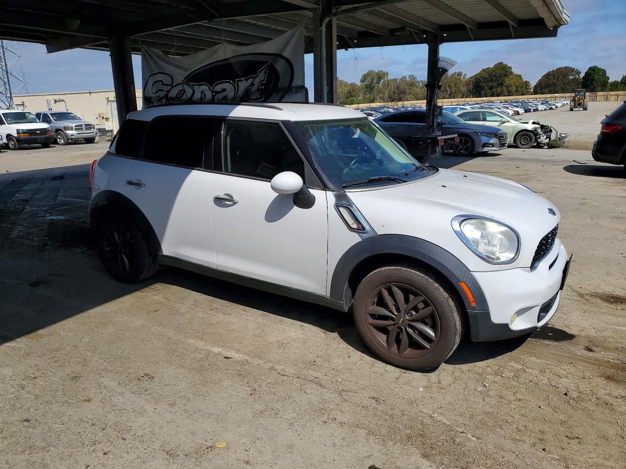 2012 Mini Cooper S Countryman Белый vin: WMWZC3C52CWM27878
