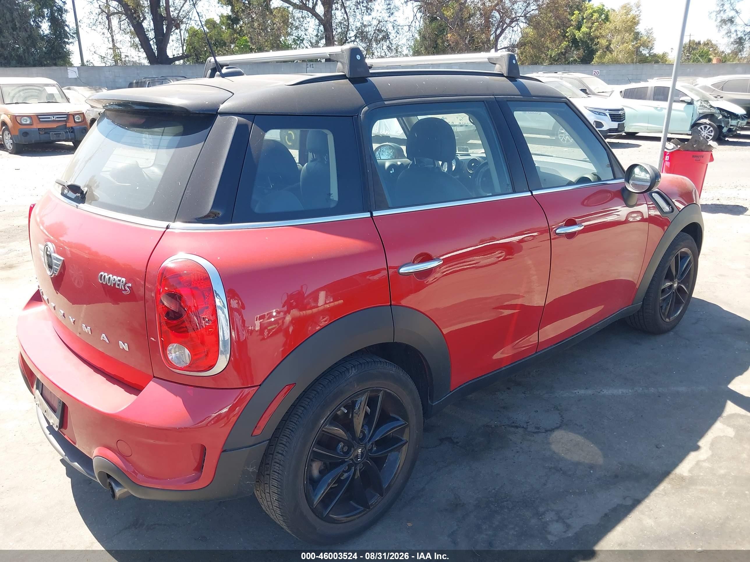 2013 Mini Countryman Cooper S Red vin: WMWZC3C52DWP23193