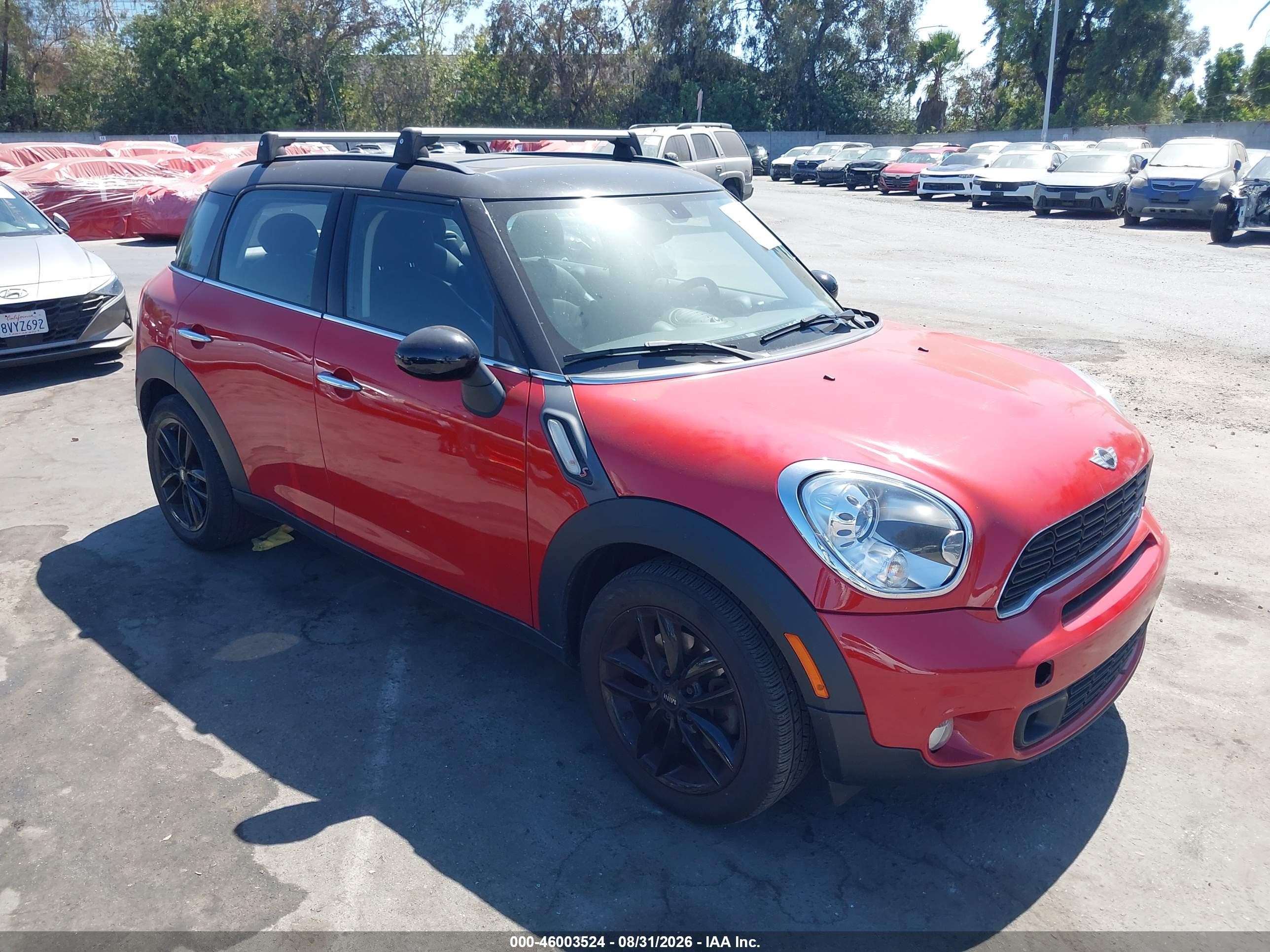 2013 Mini Countryman Cooper S Red vin: WMWZC3C52DWP23193