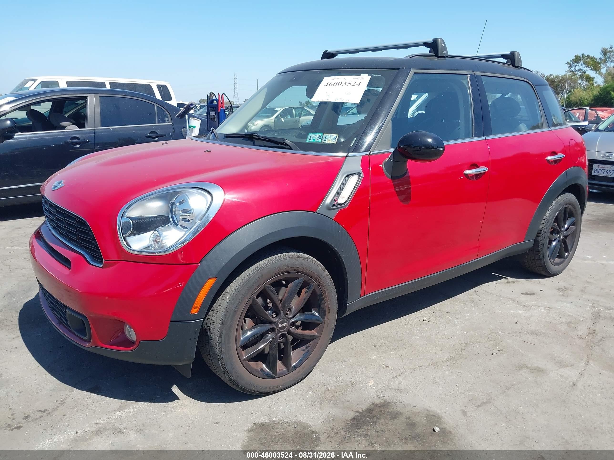 2013 Mini Countryman Cooper S Red vin: WMWZC3C52DWP23193