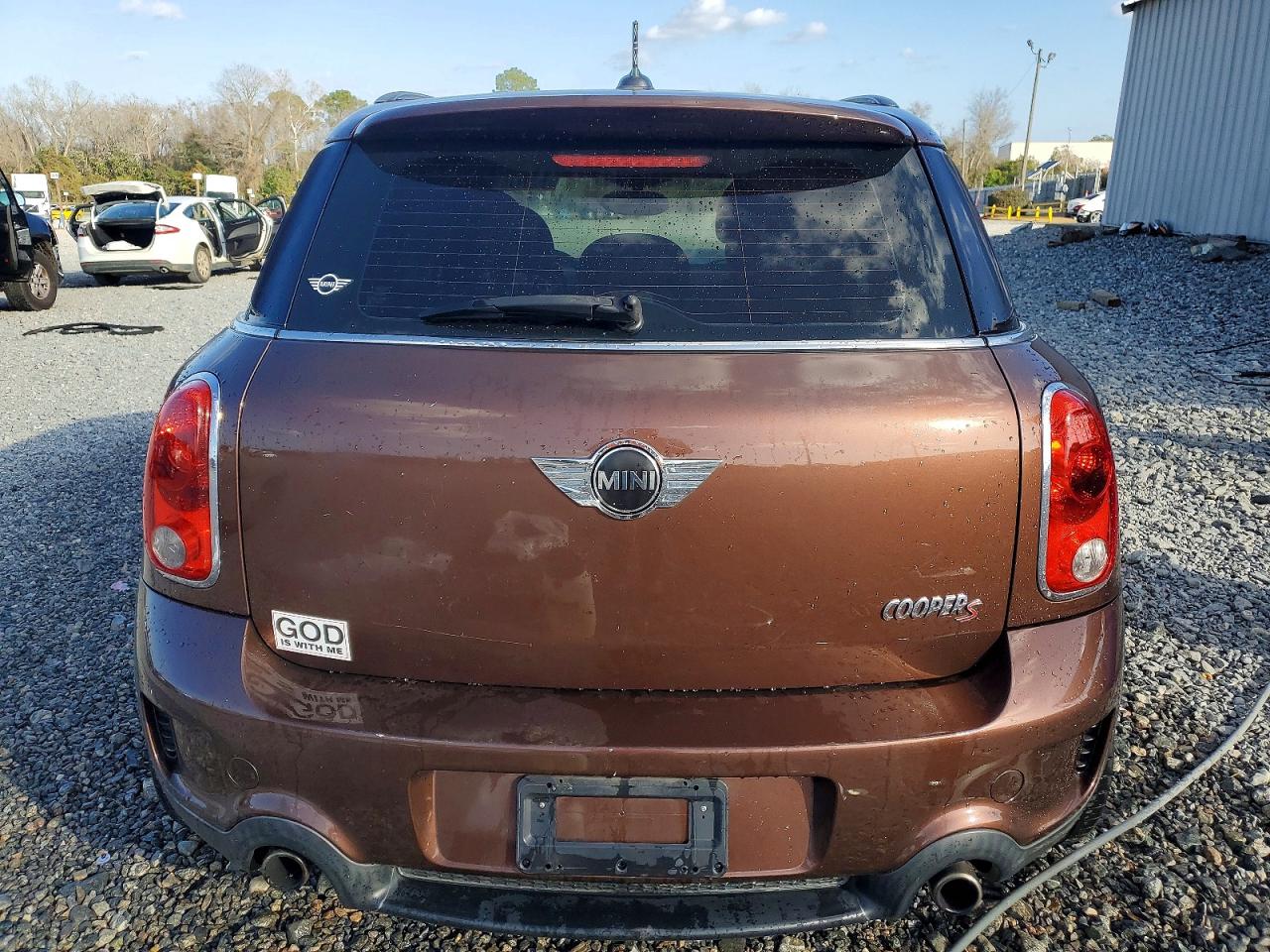 2013 Mini Cooper S Countryman Brown vin: WMWZC3C52DWP51074