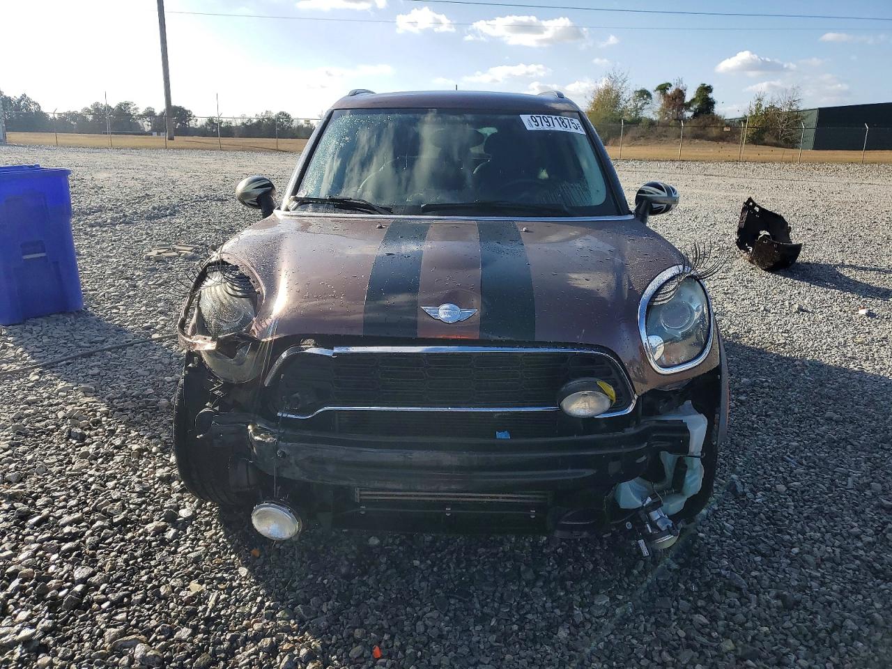 2013 Mini Cooper S Countryman Brown vin: WMWZC3C52DWP51074