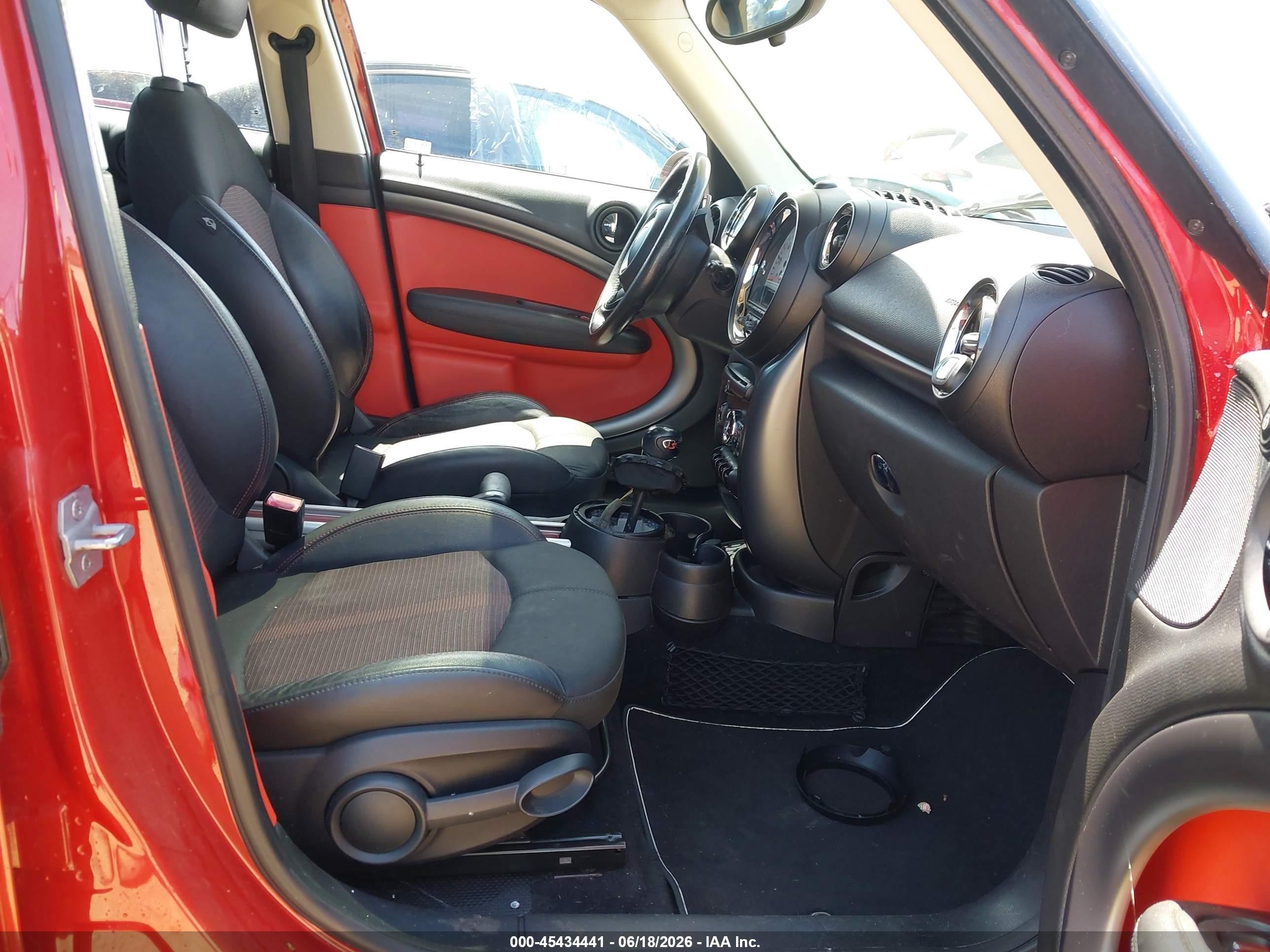 2014 Mini Countryman Cooper S Красный vin: WMWZC3C52EWP25608