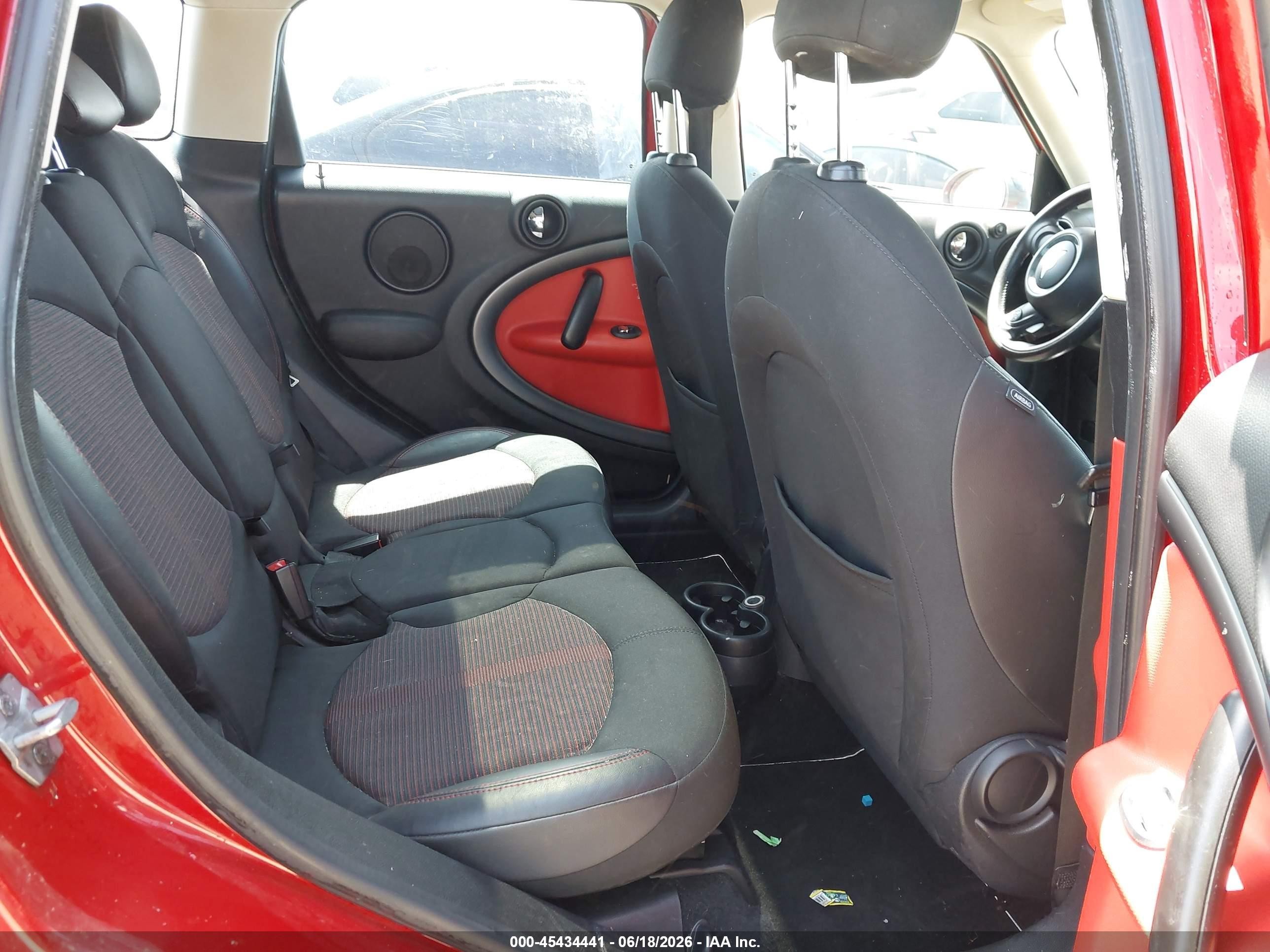 2014 Mini Countryman Cooper S Красный vin: WMWZC3C52EWP25608