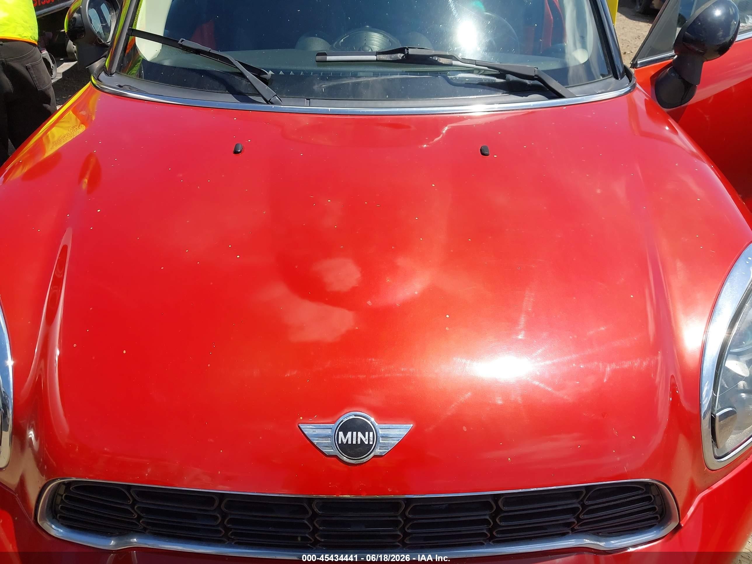 2014 Mini Countryman Cooper S Красный vin: WMWZC3C52EWP25608