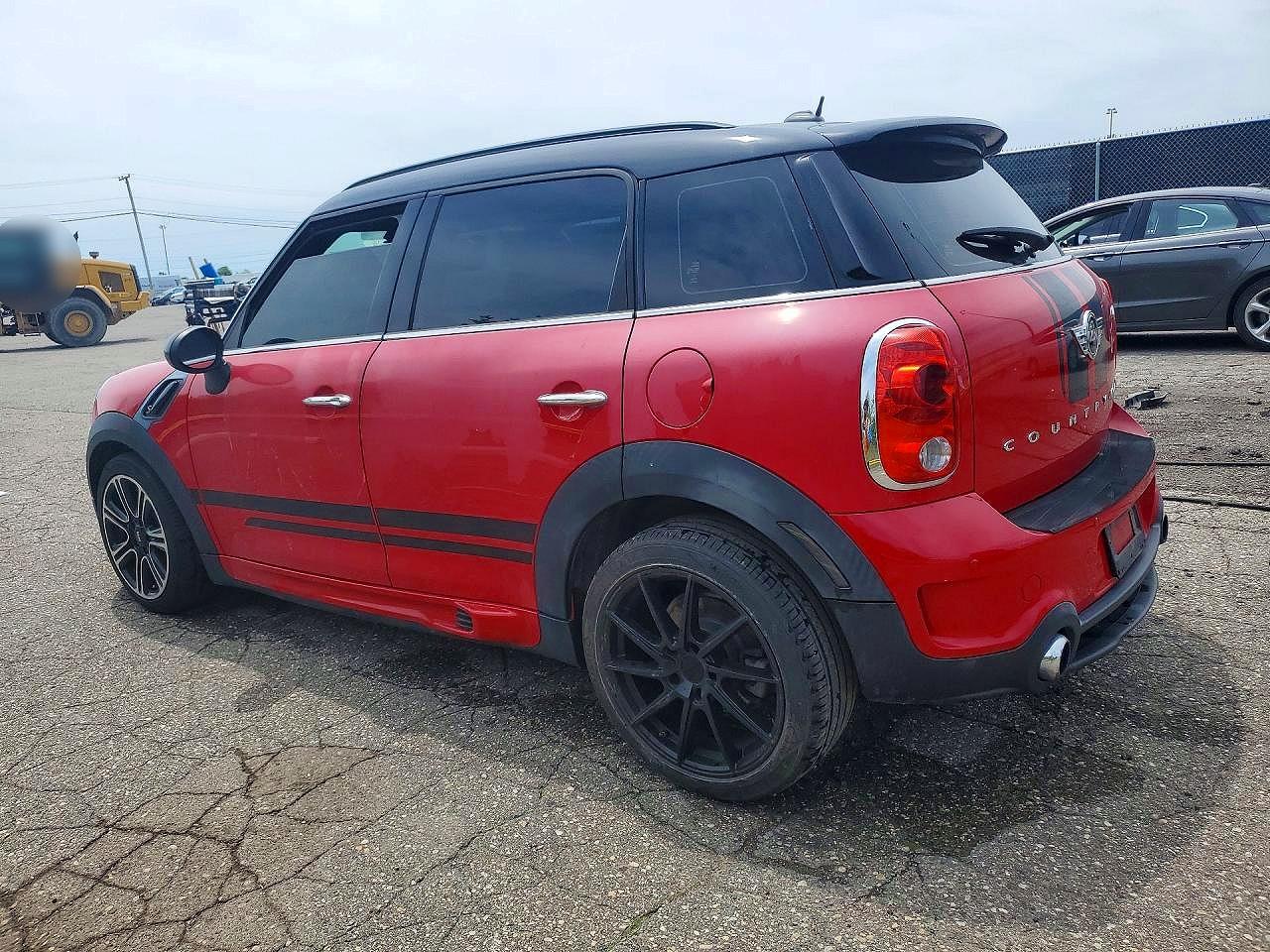 2014 Mini Cooper S Countryman Red vin: WMWZC3C52EWP52582