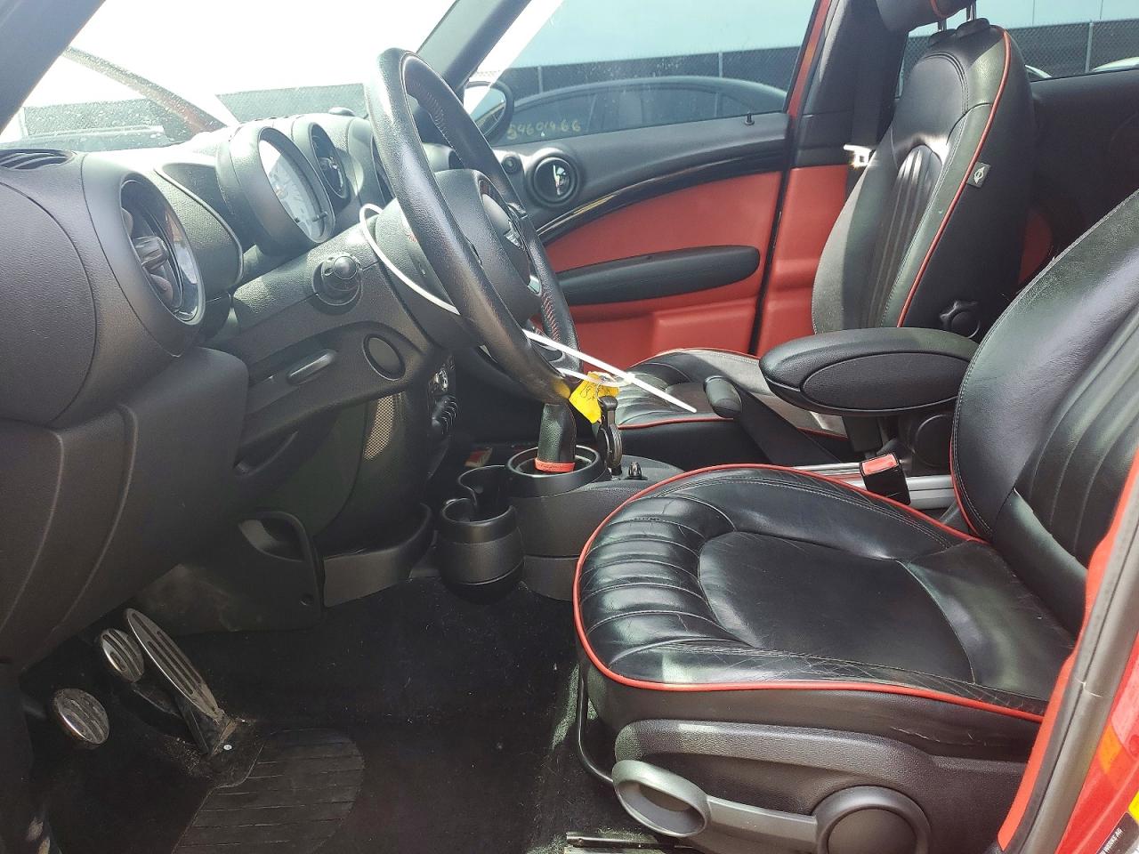 2014 Mini Cooper S Countryman Red vin: WMWZC3C52EWP52582