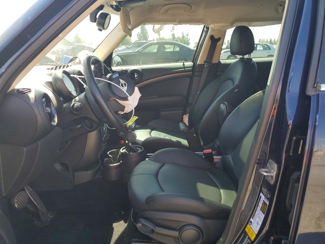 2015 Mini Cooper S Countryman Черный vin: WMWZC3C52FWT03615