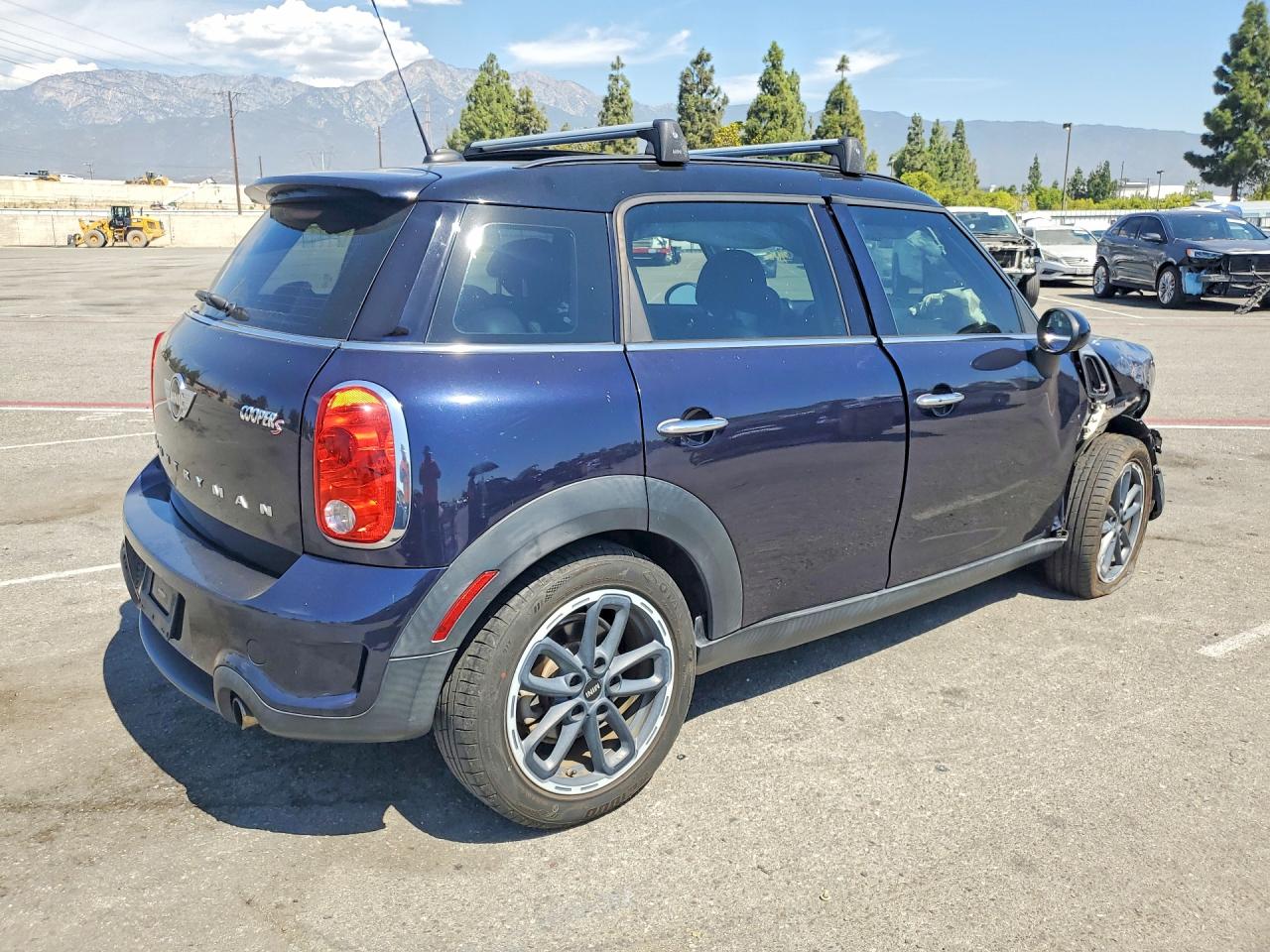2015 Mini Cooper S Countryman Черный vin: WMWZC3C52FWT03615